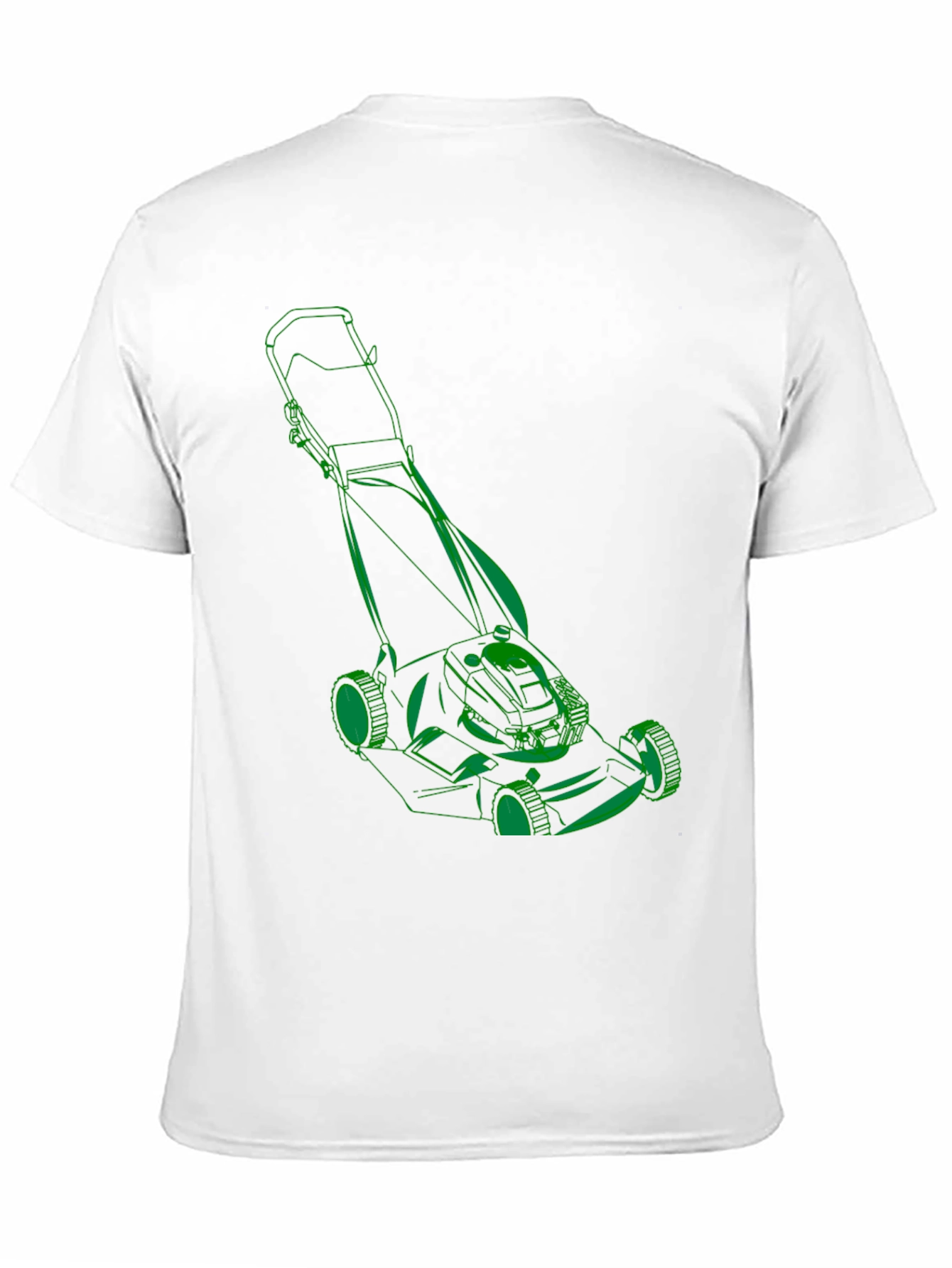 Lawn Mower T-Shirt - Graphic Print Tee