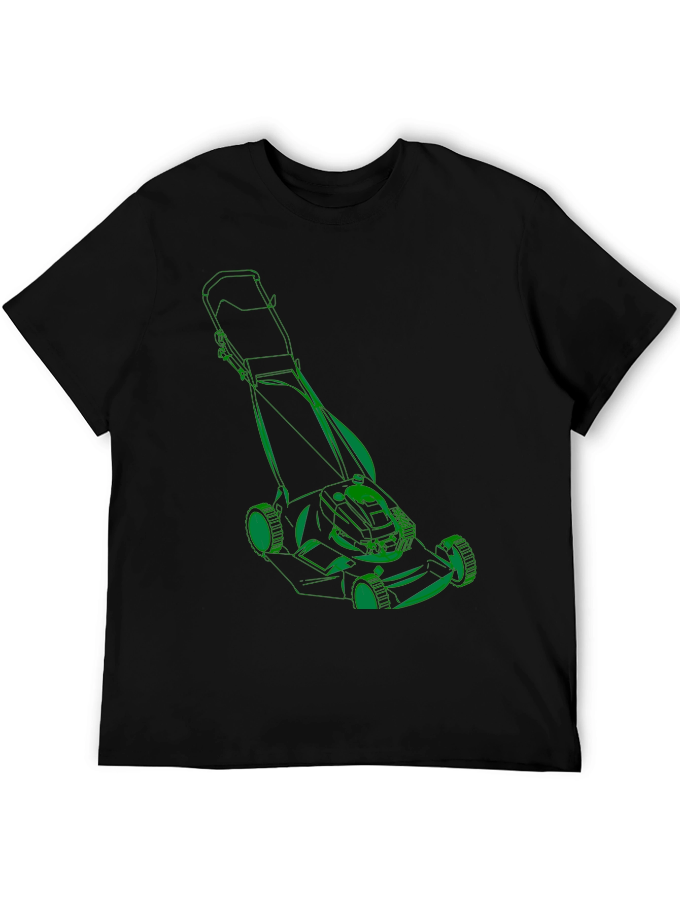 Lawn Mower T-Shirt - Graphic Print Tee