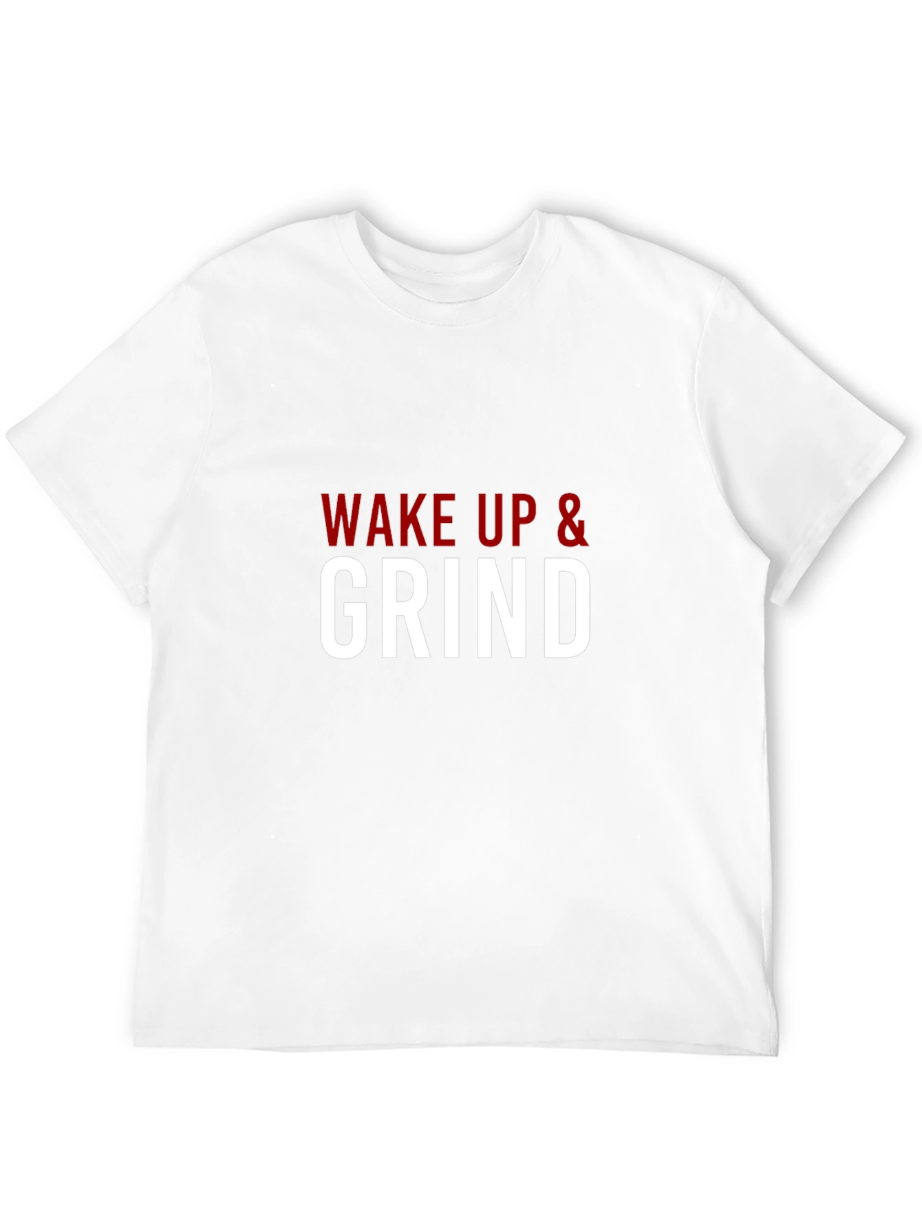 Wake Up & Grind Motivational T-Shirt - Black