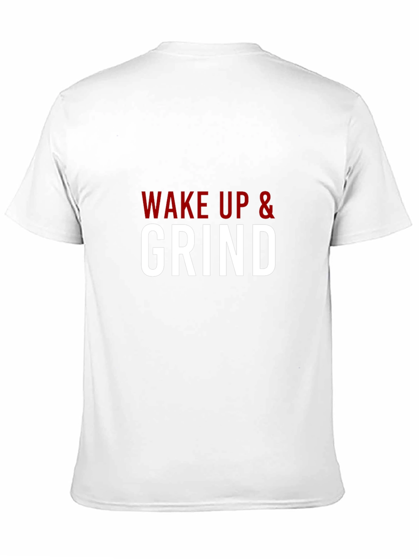 Wake Up & Grind Motivational T-Shirt - Black