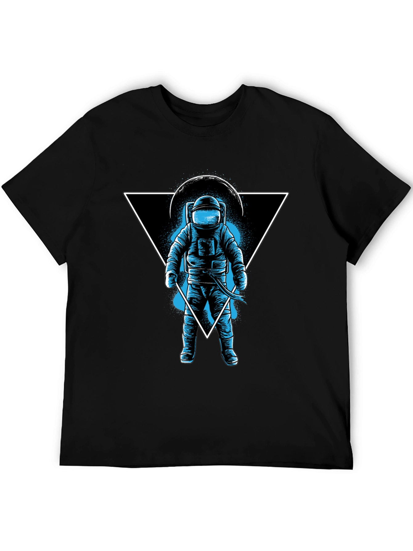 Astronaut Graphic T-Shirt - Unisex Black Tee