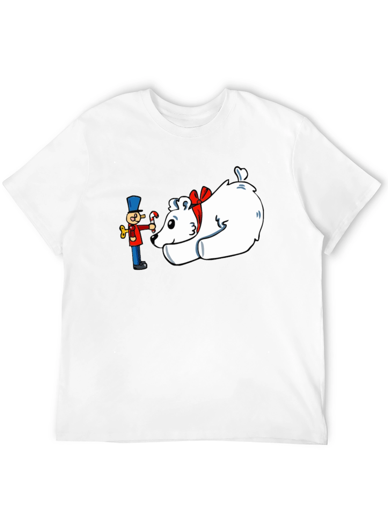 Festive Nutcracker & Polar Bear Graphic Tee