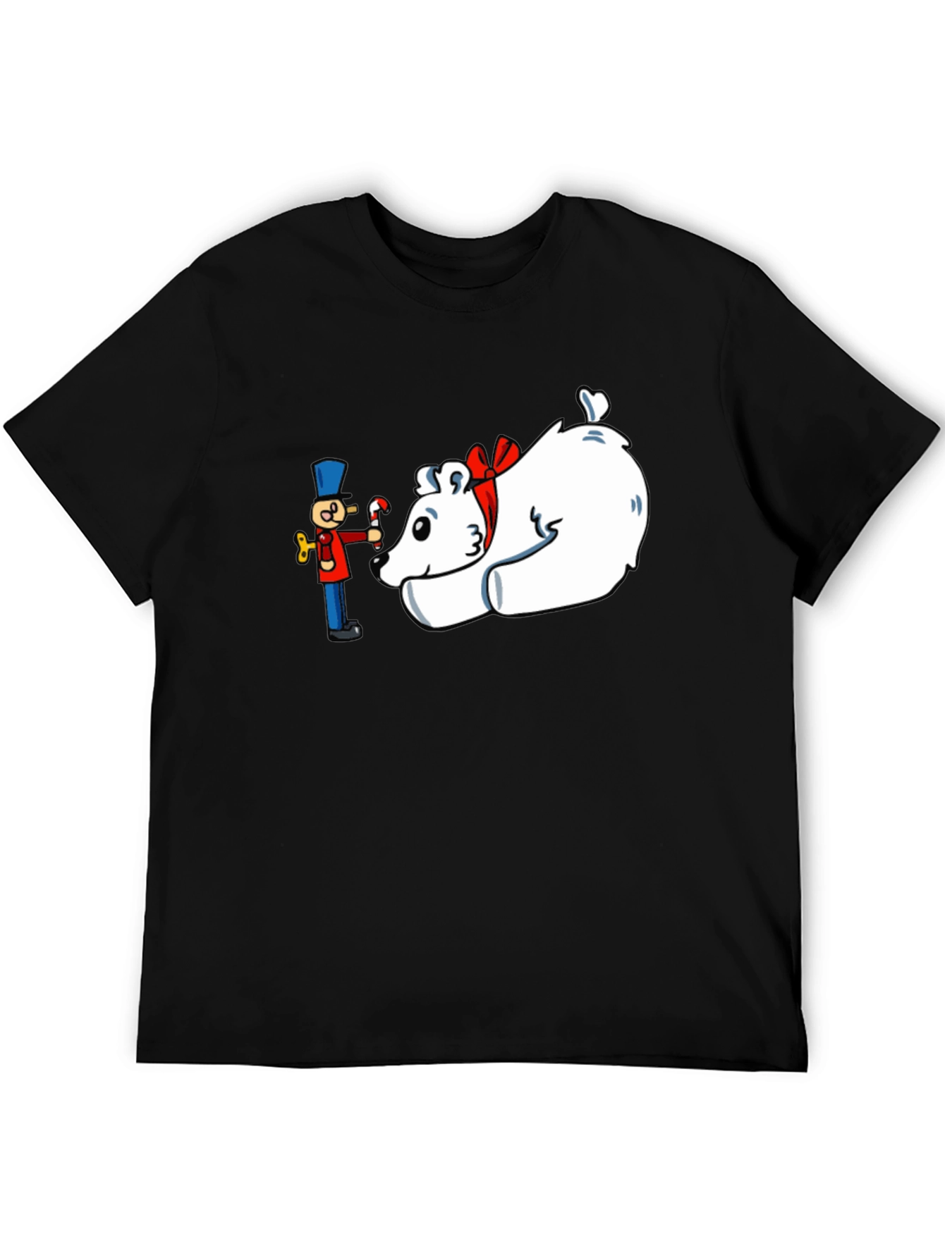 Festive Nutcracker & Polar Bear Graphic Tee