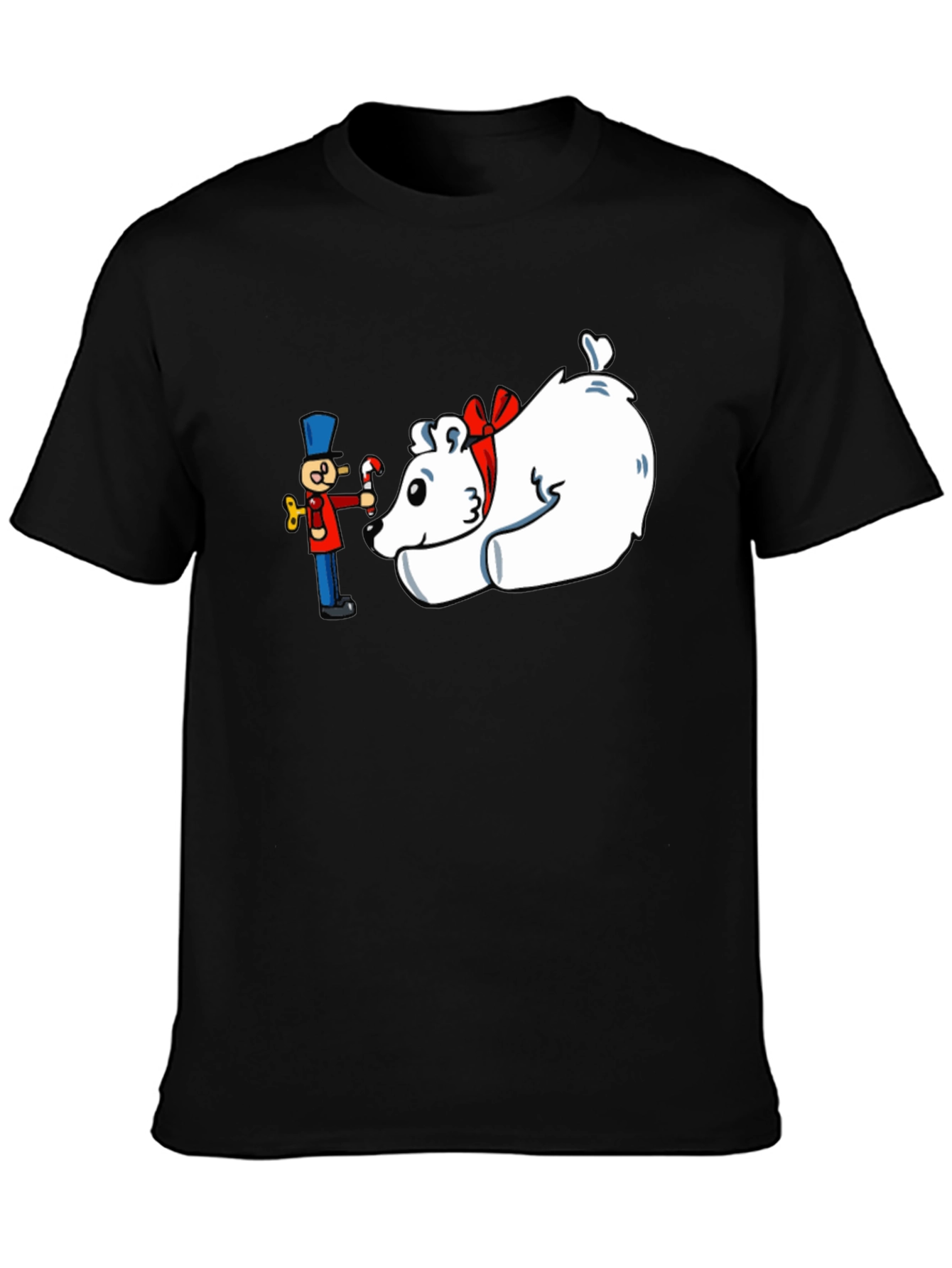 Festive Nutcracker & Polar Bear Graphic Tee