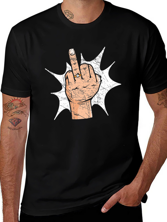 Middle Finger Ring Graphic Tee
