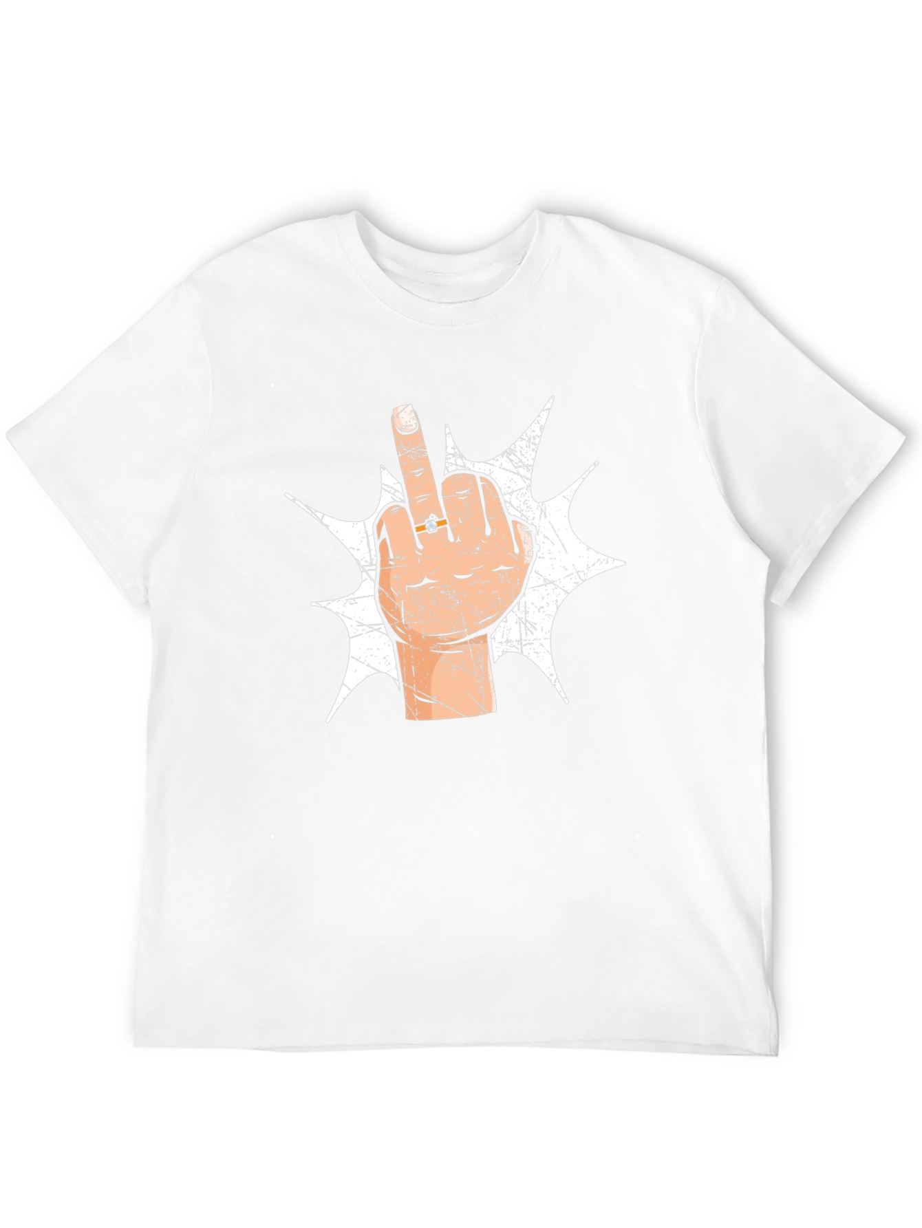 Middle Finger Ring Graphic Tee