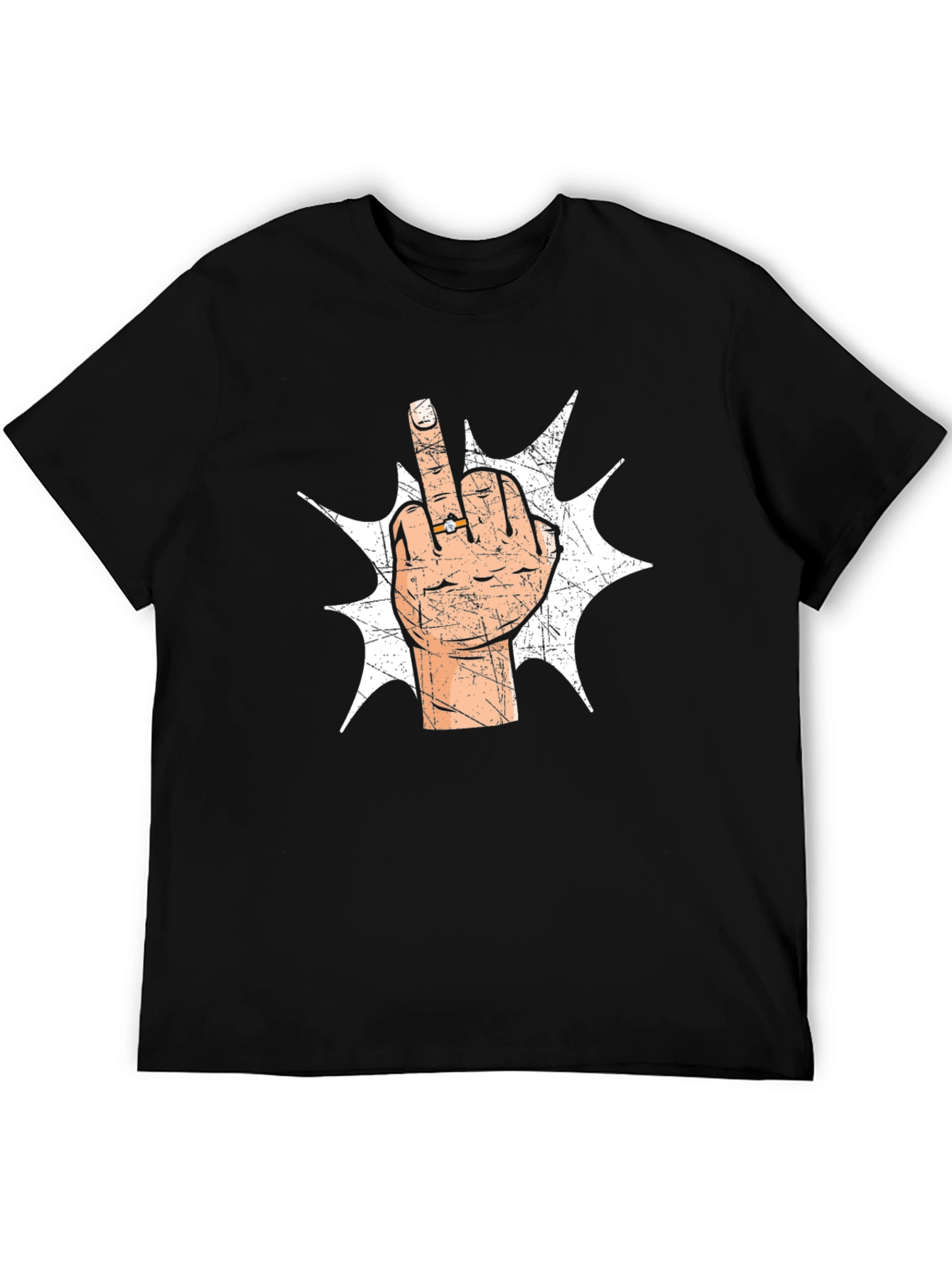 Middle Finger Ring Graphic Tee