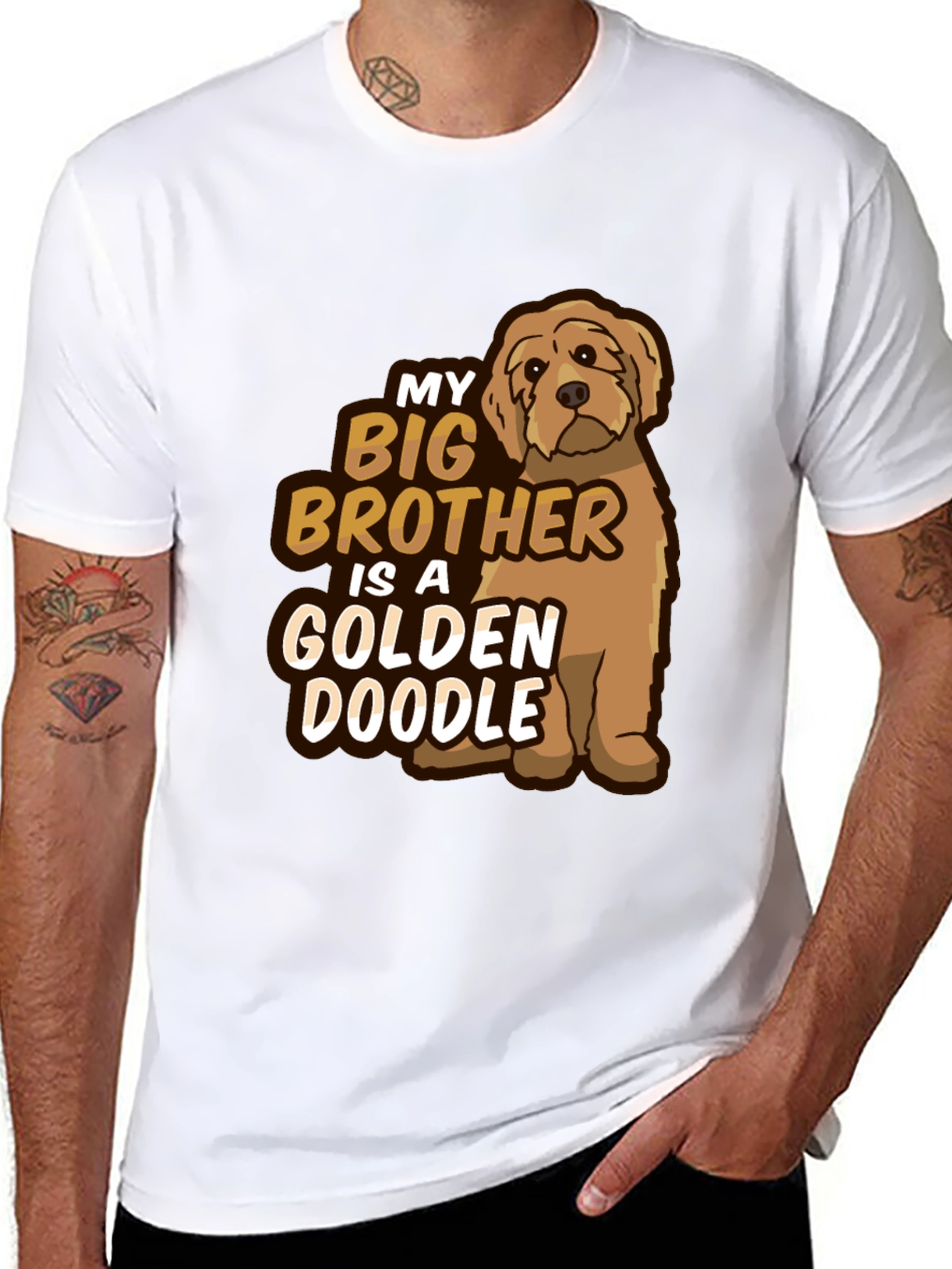 My Big Brother is a Golden Doodle T-Shirt
