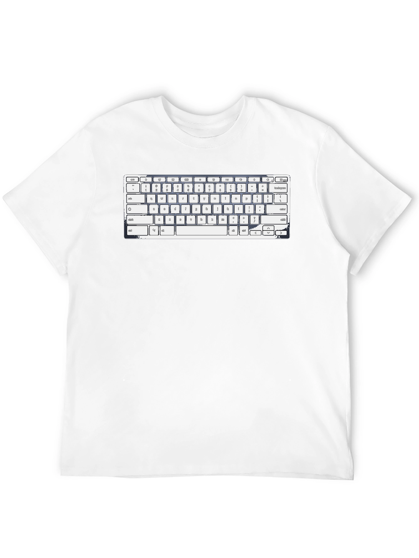 Keyboard Graphic T-Shirt - Tech Enthusiast Tee