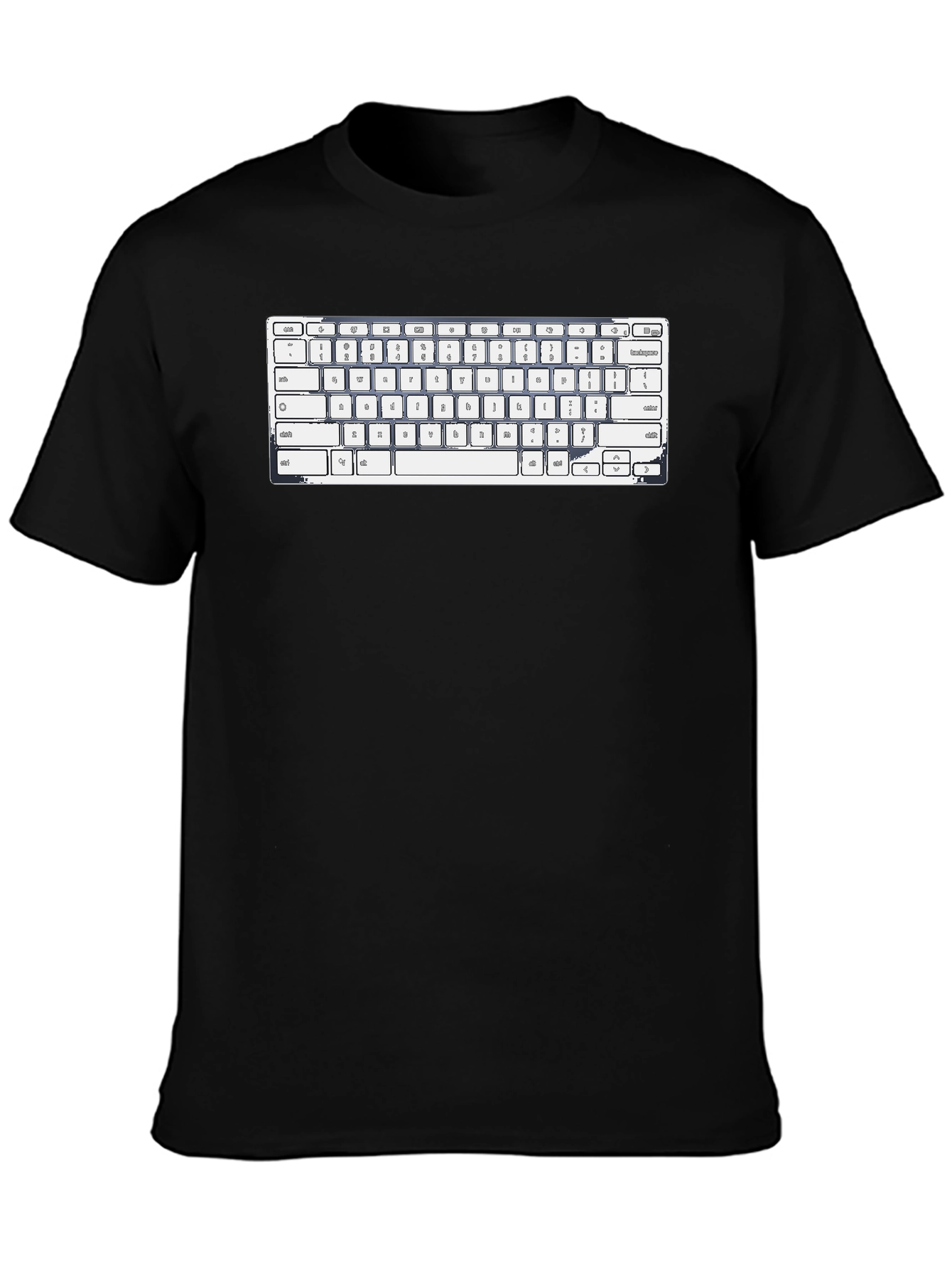 Keyboard Graphic T-Shirt - Tech Enthusiast Tee