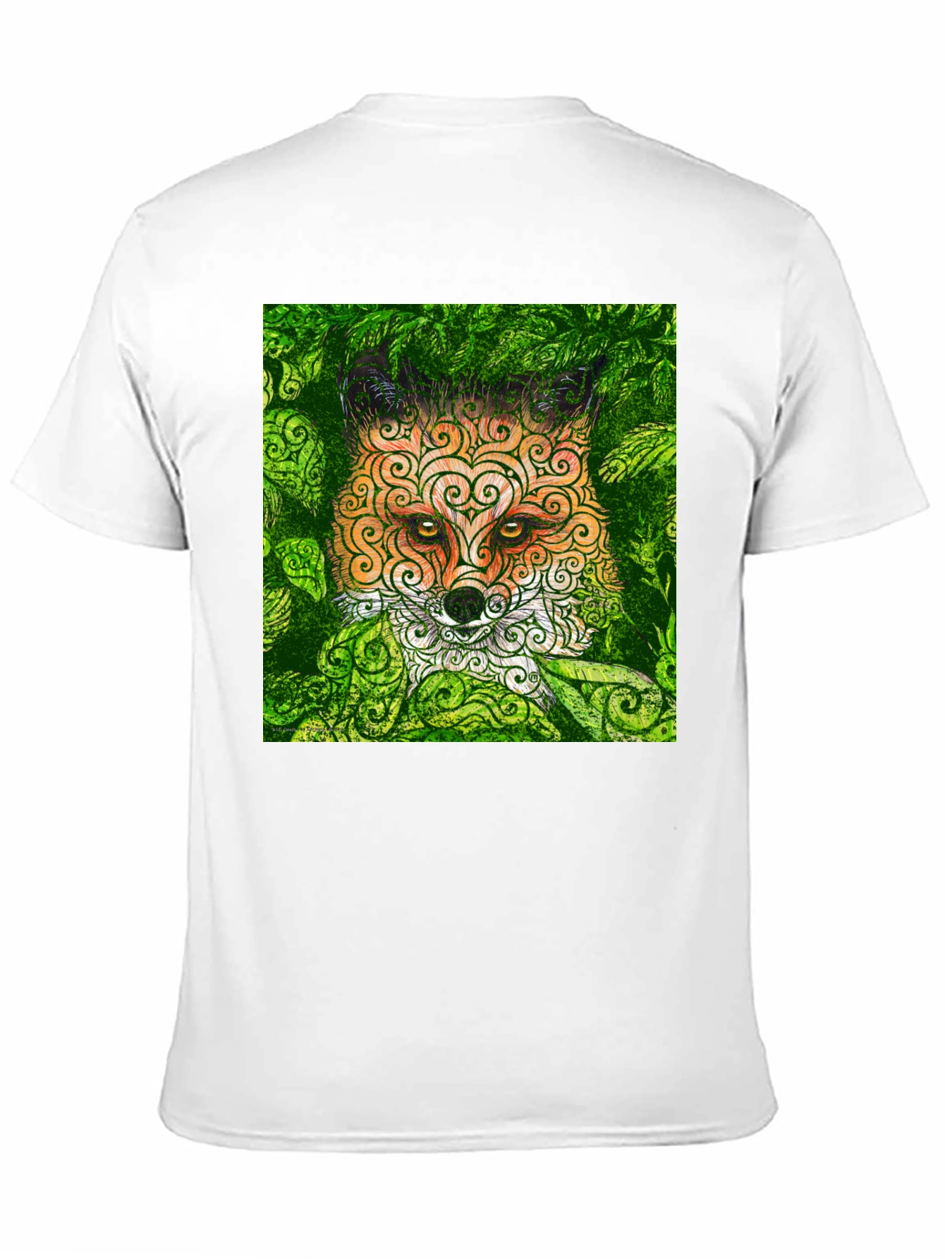 Fox in the Leaves Graphic Tee