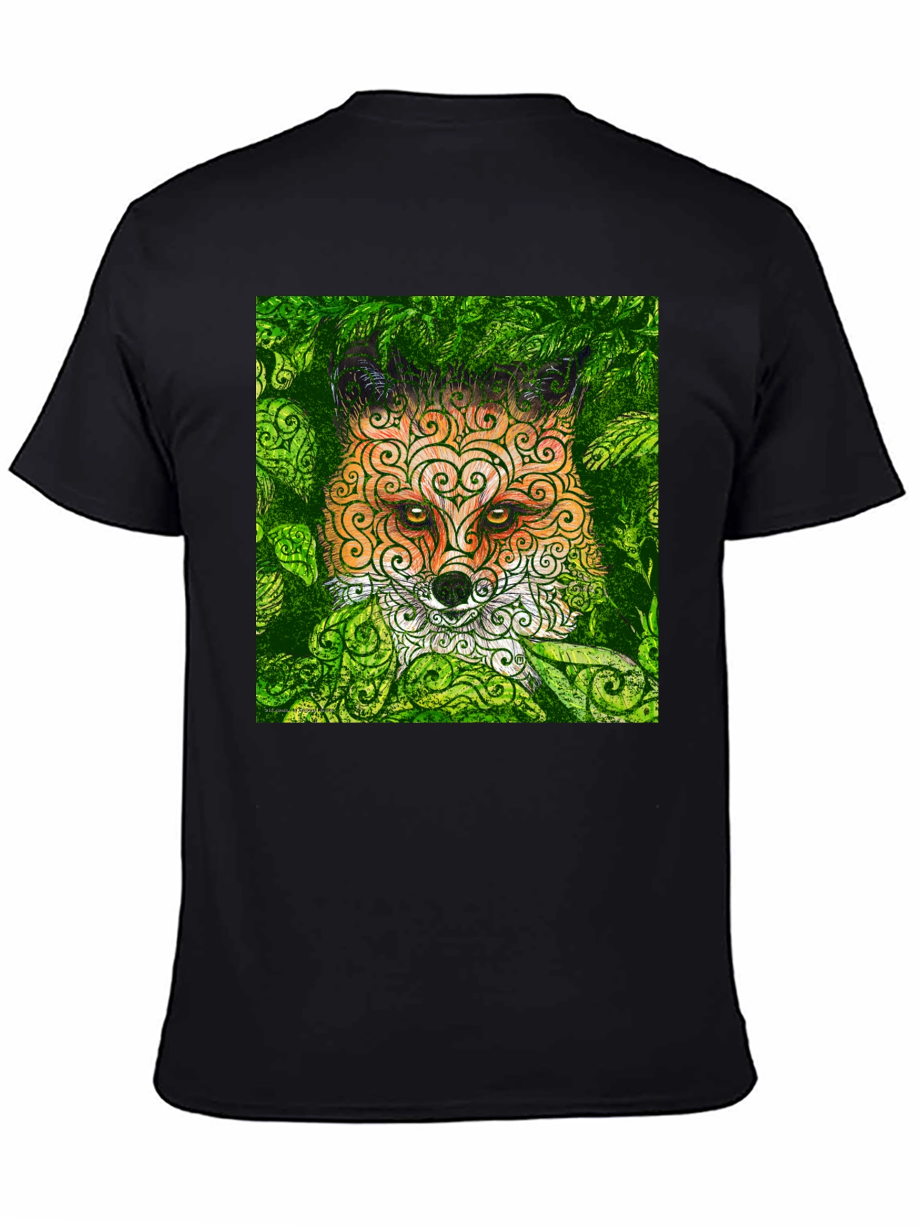 Fox in the Leaves Graphic Tee