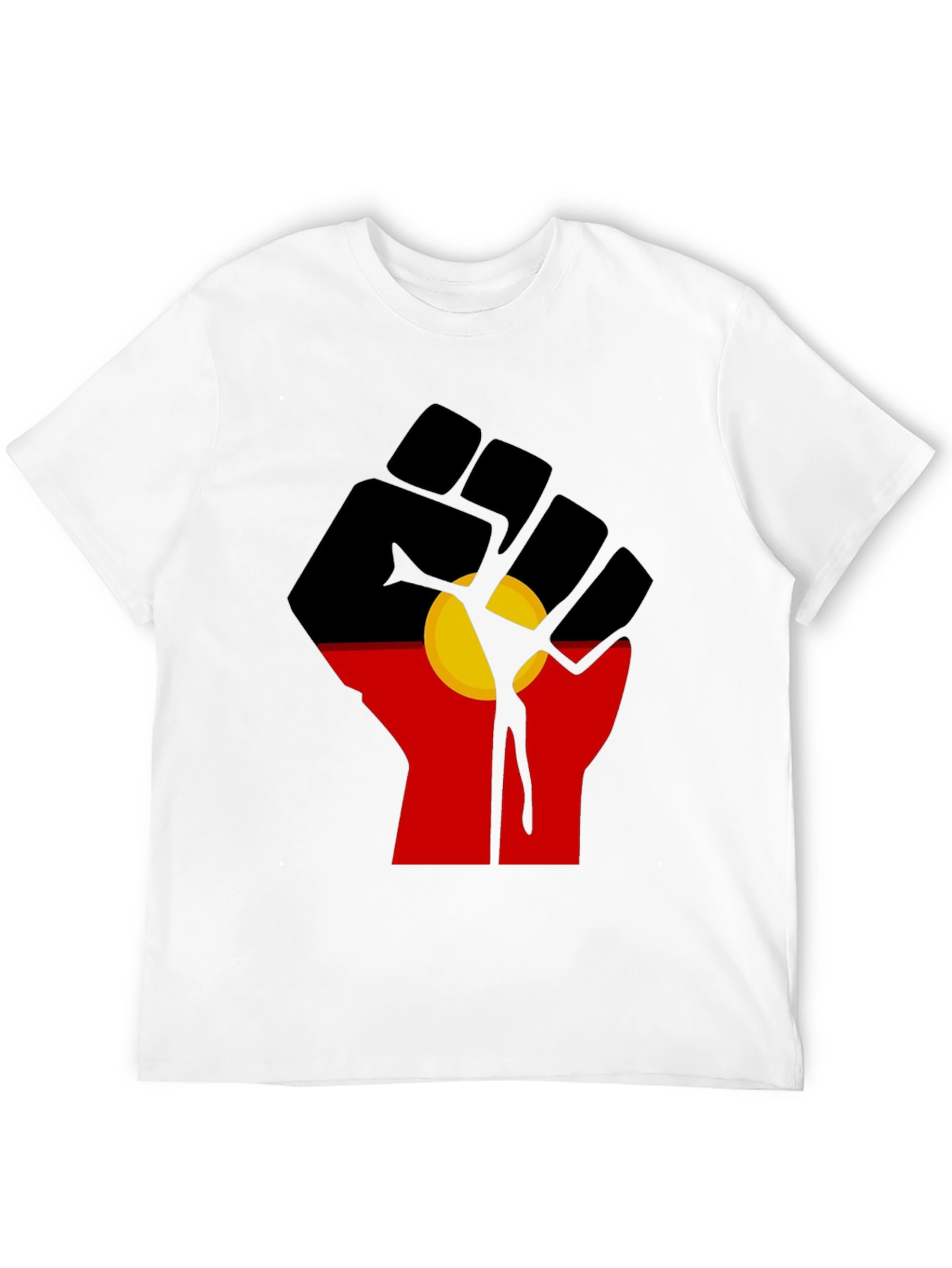 Aboriginal Flag Fist T-Shirt