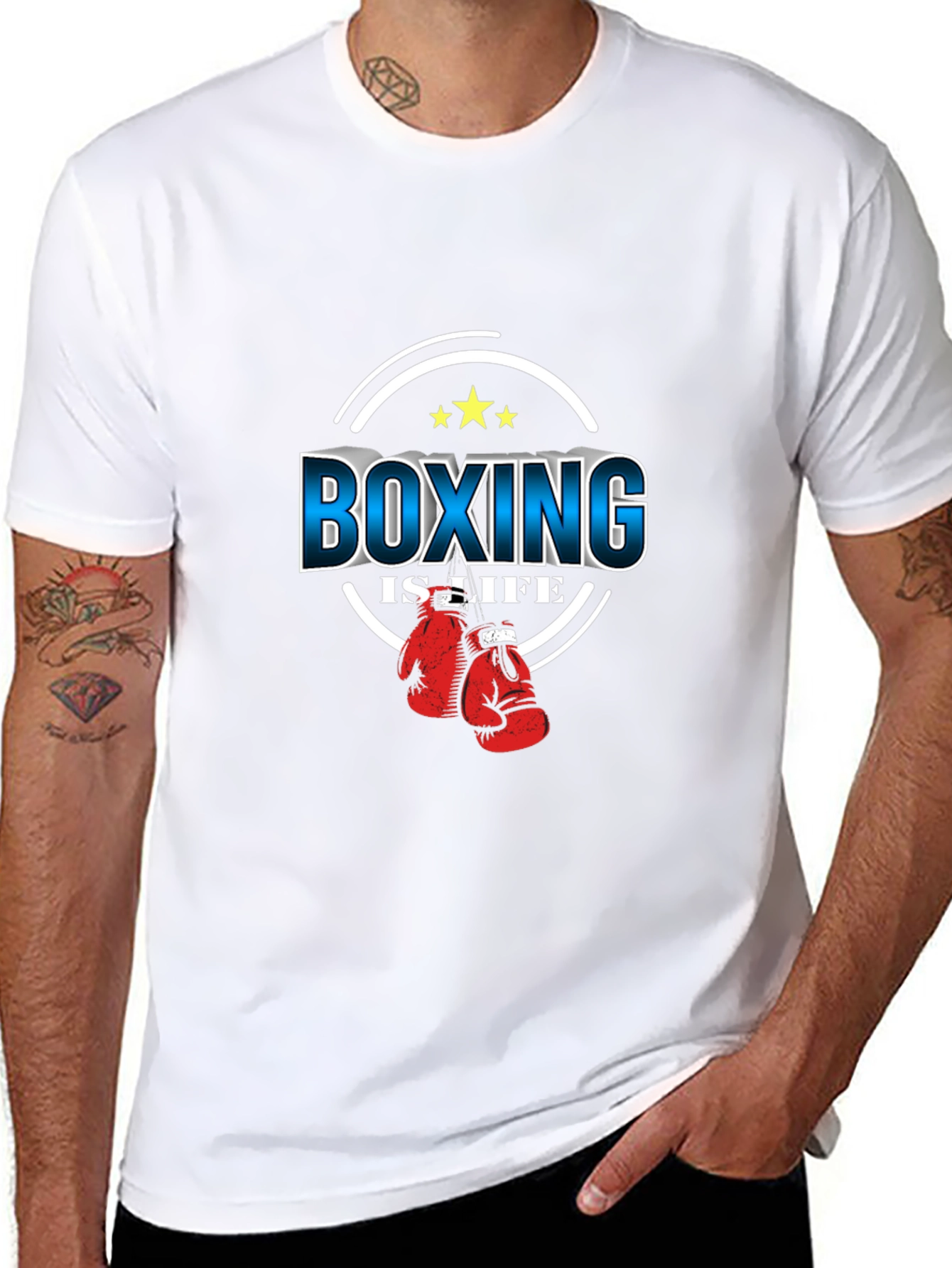 Boxing is Life Graphic T-Shirt