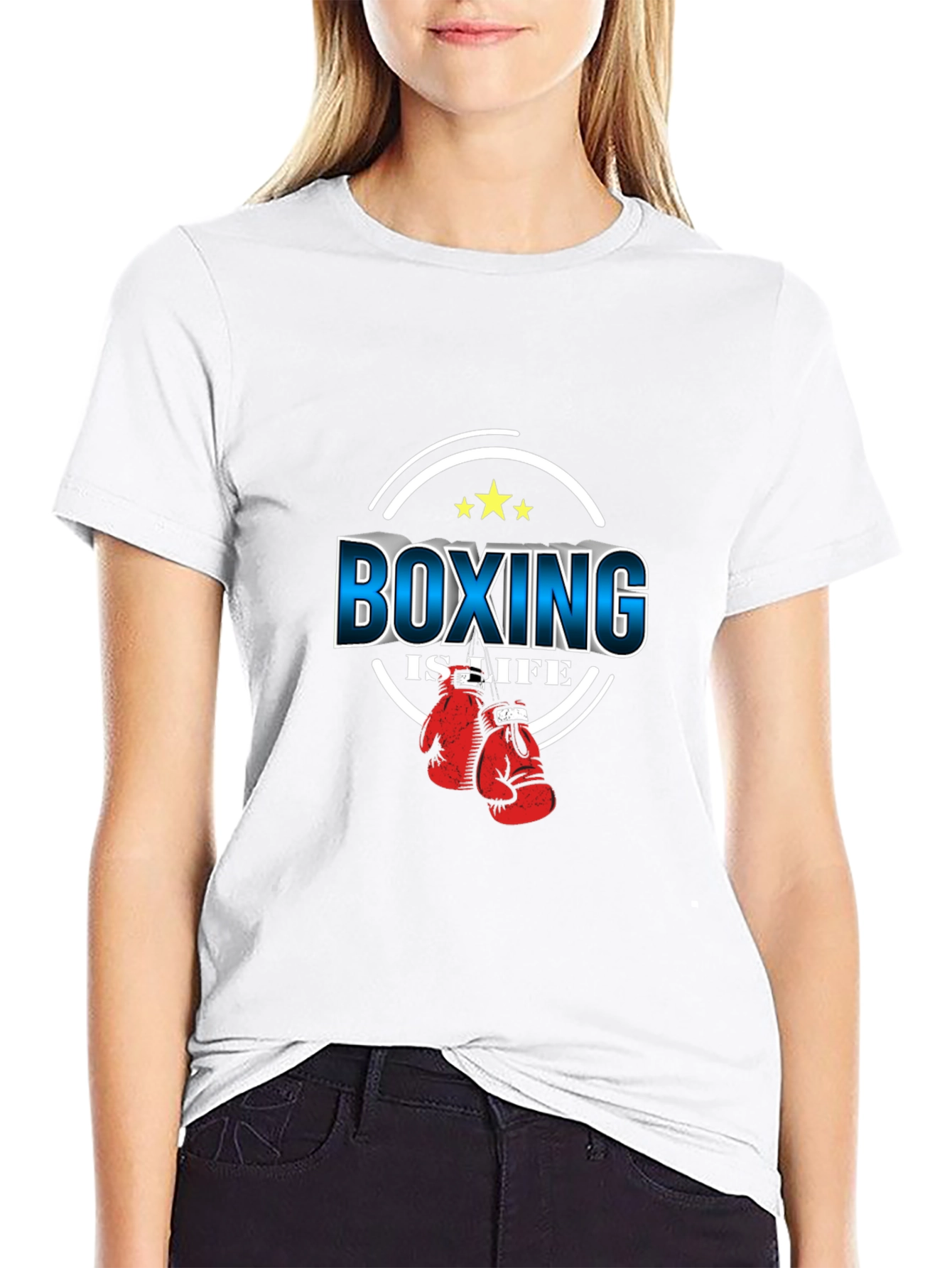 Boxing is Life Graphic T-Shirt