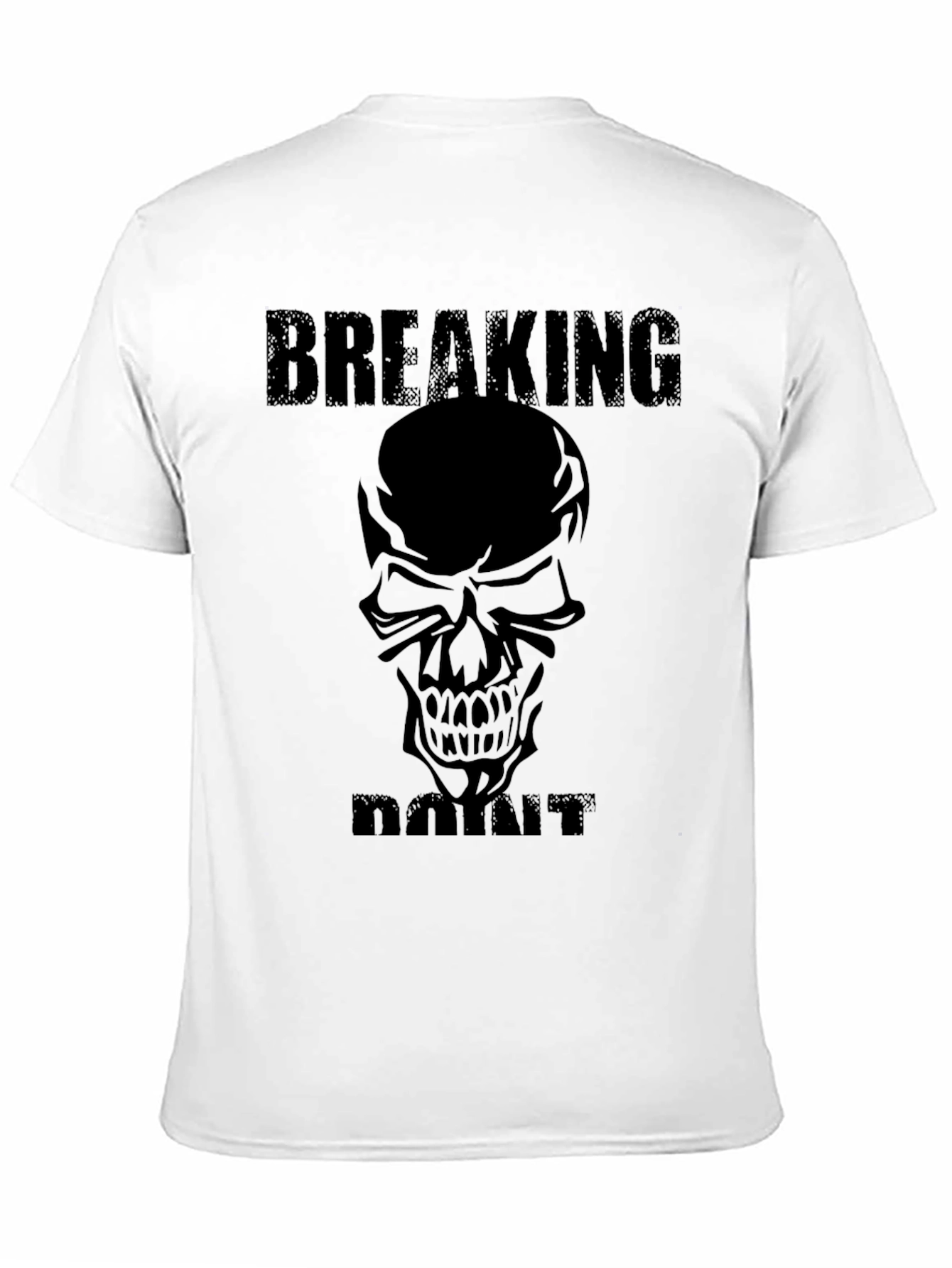 Breaking Point Skull Graphic Tee - Black