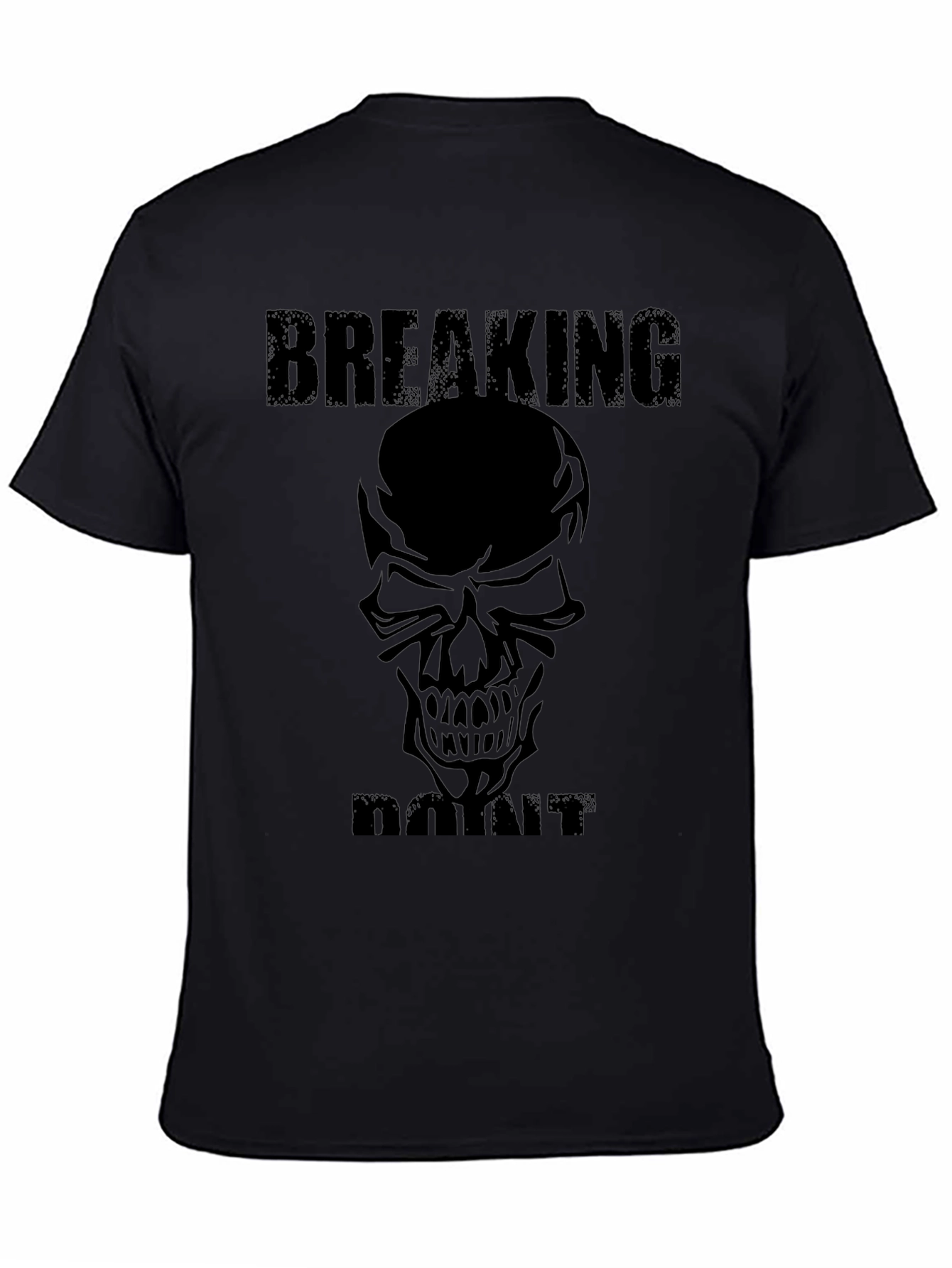 Breaking Point Skull Graphic Tee - Black