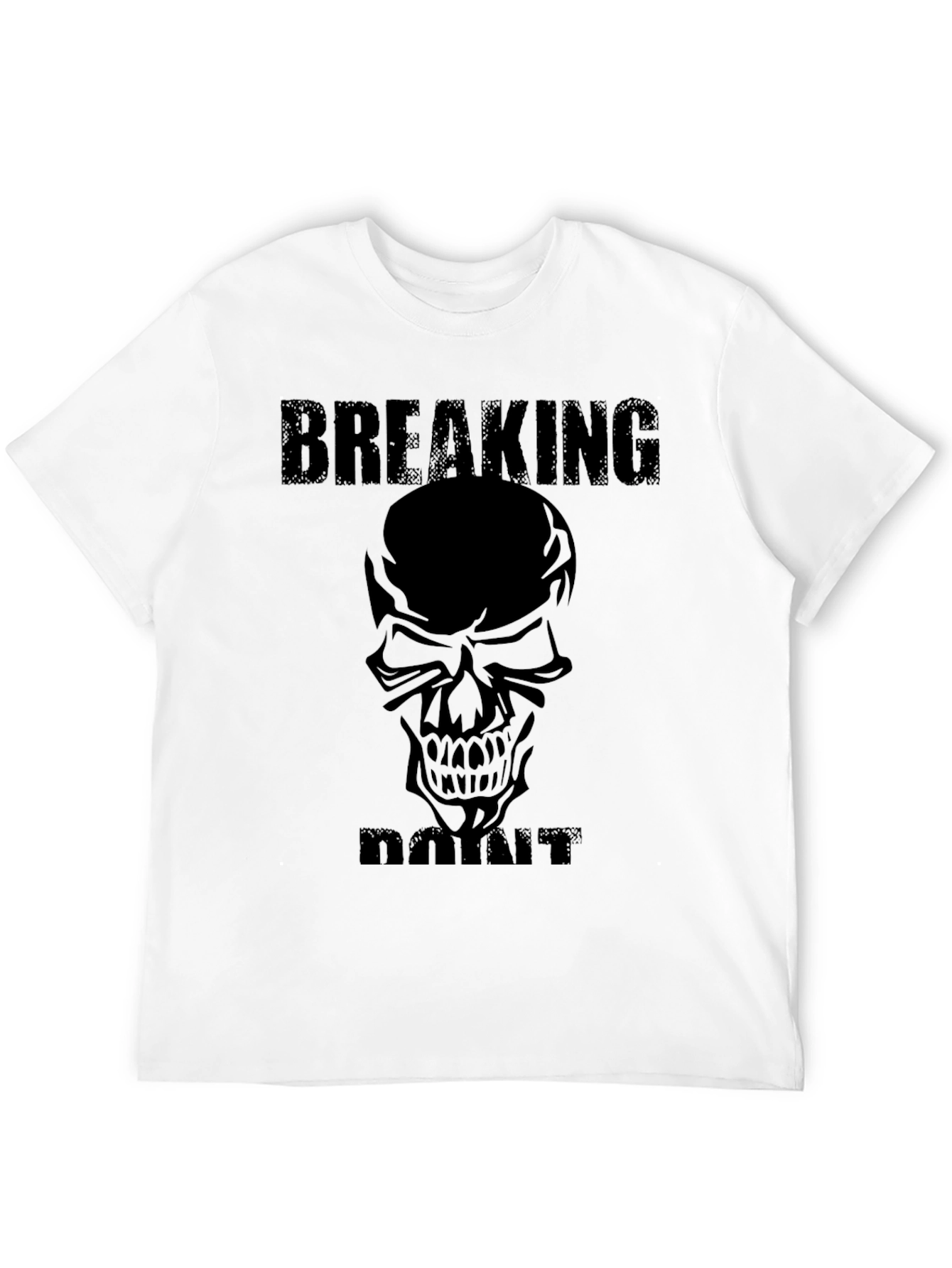 Breaking Point Skull Graphic Tee - Black