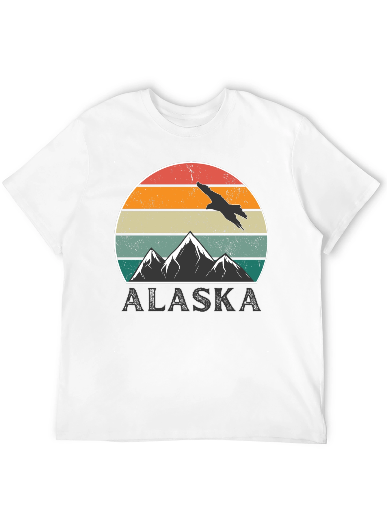 Alaska Mountain Sunset Graphic Tee