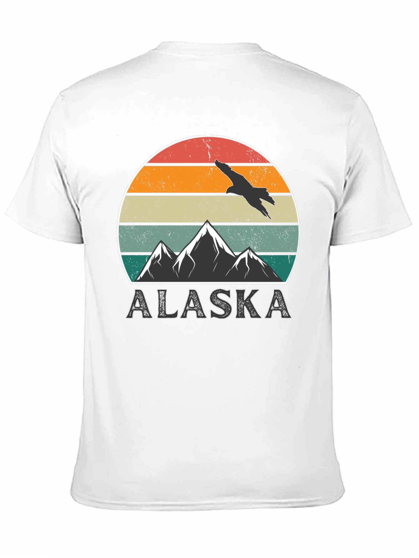 Alaska Mountain Sunset Graphic Tee