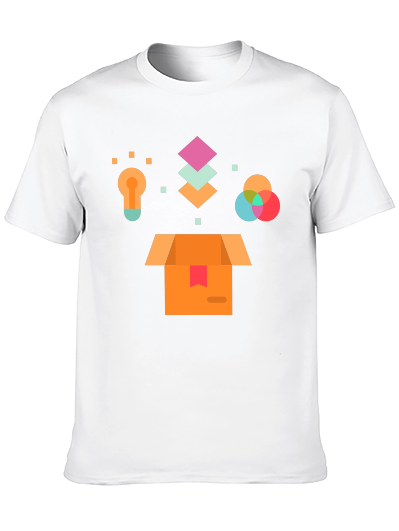Creative Box T-Shirt - Black Graphic Tee