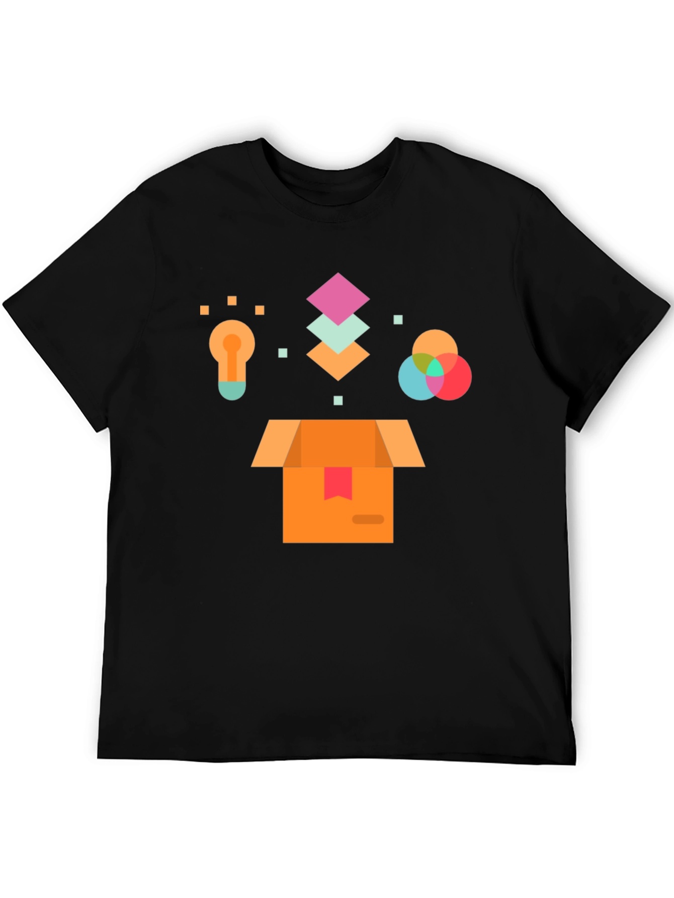 Creative Box T-Shirt - Black Graphic Tee