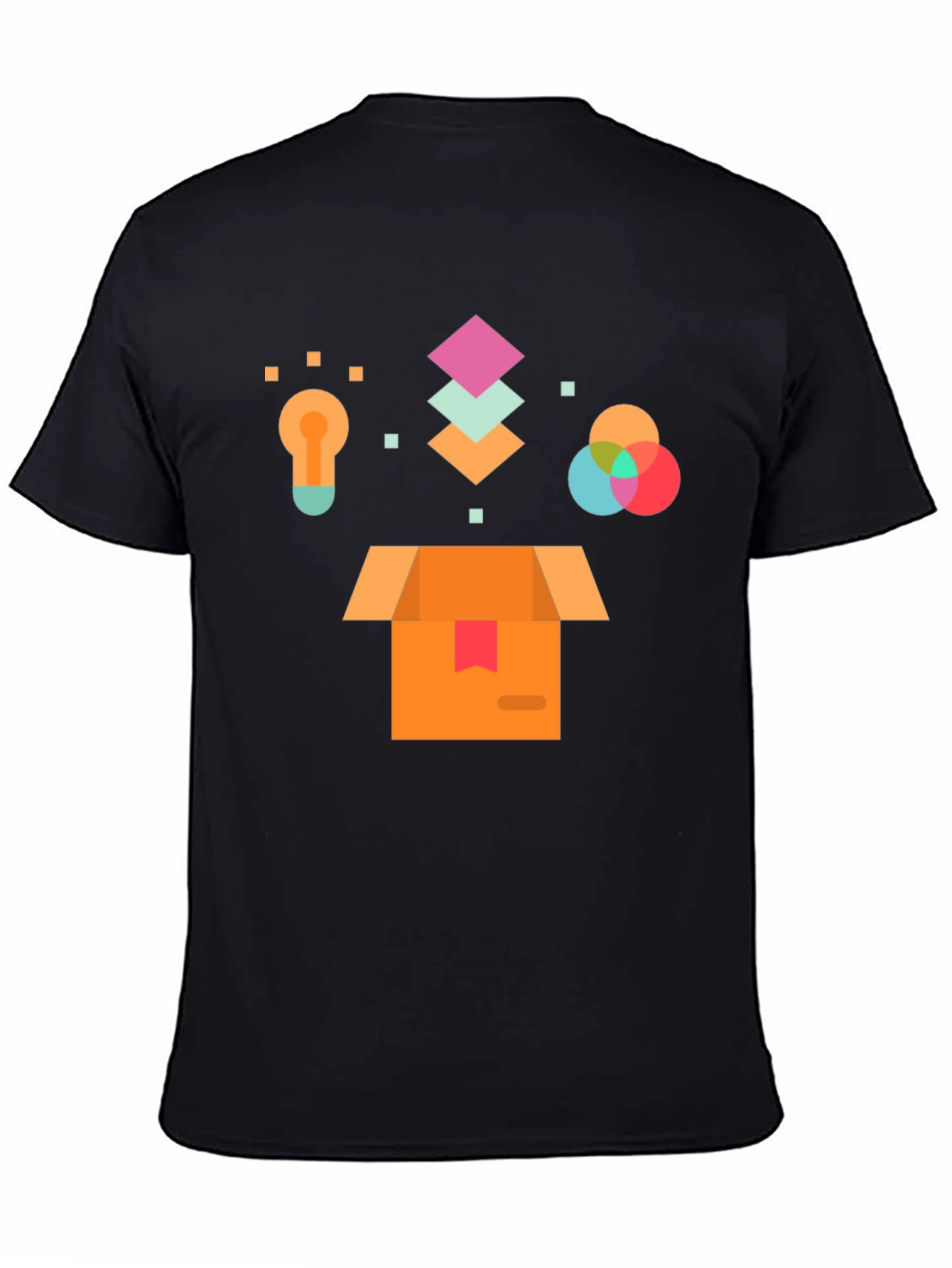 Creative Box T-Shirt - Black Graphic Tee