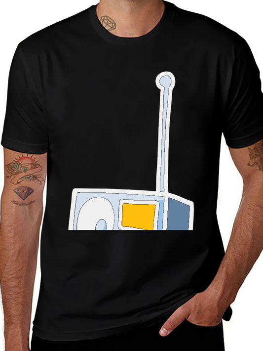 Retro Radio Graphic T-Shirt - Vintage Style Tee