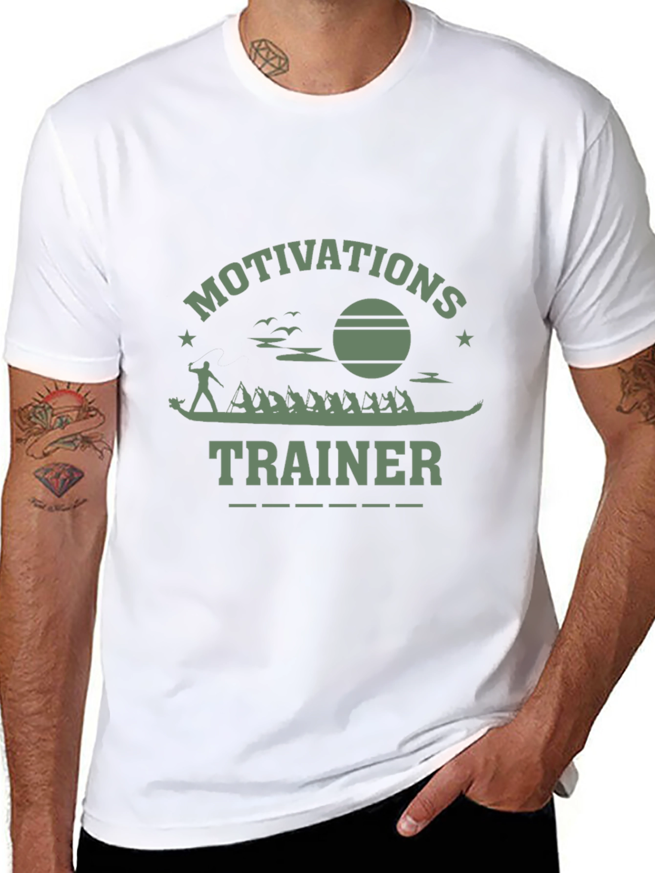 Motivational Trainer Graphic T-Shirt