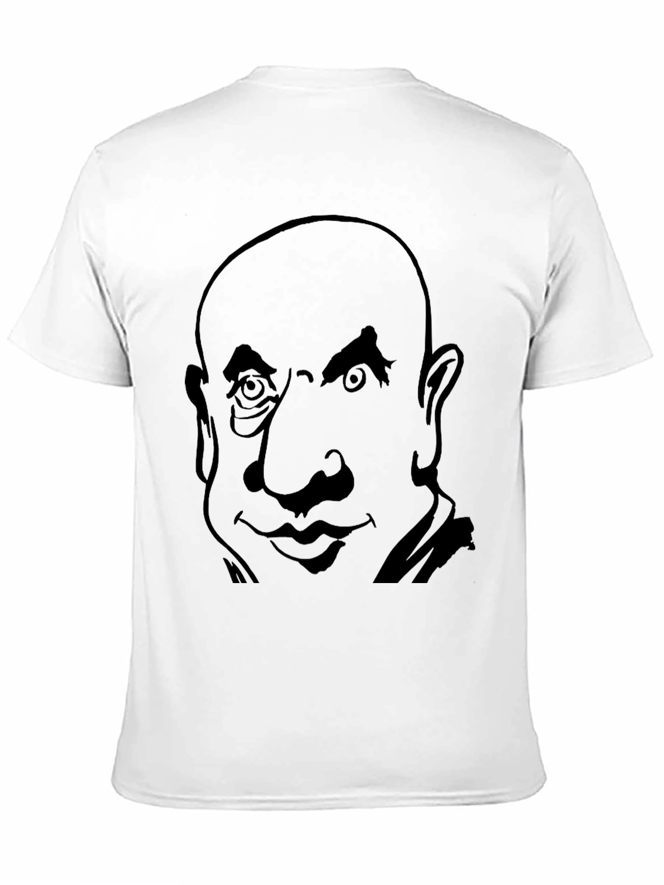 Bold Graphic T-Shirt - Cartoon Face Design