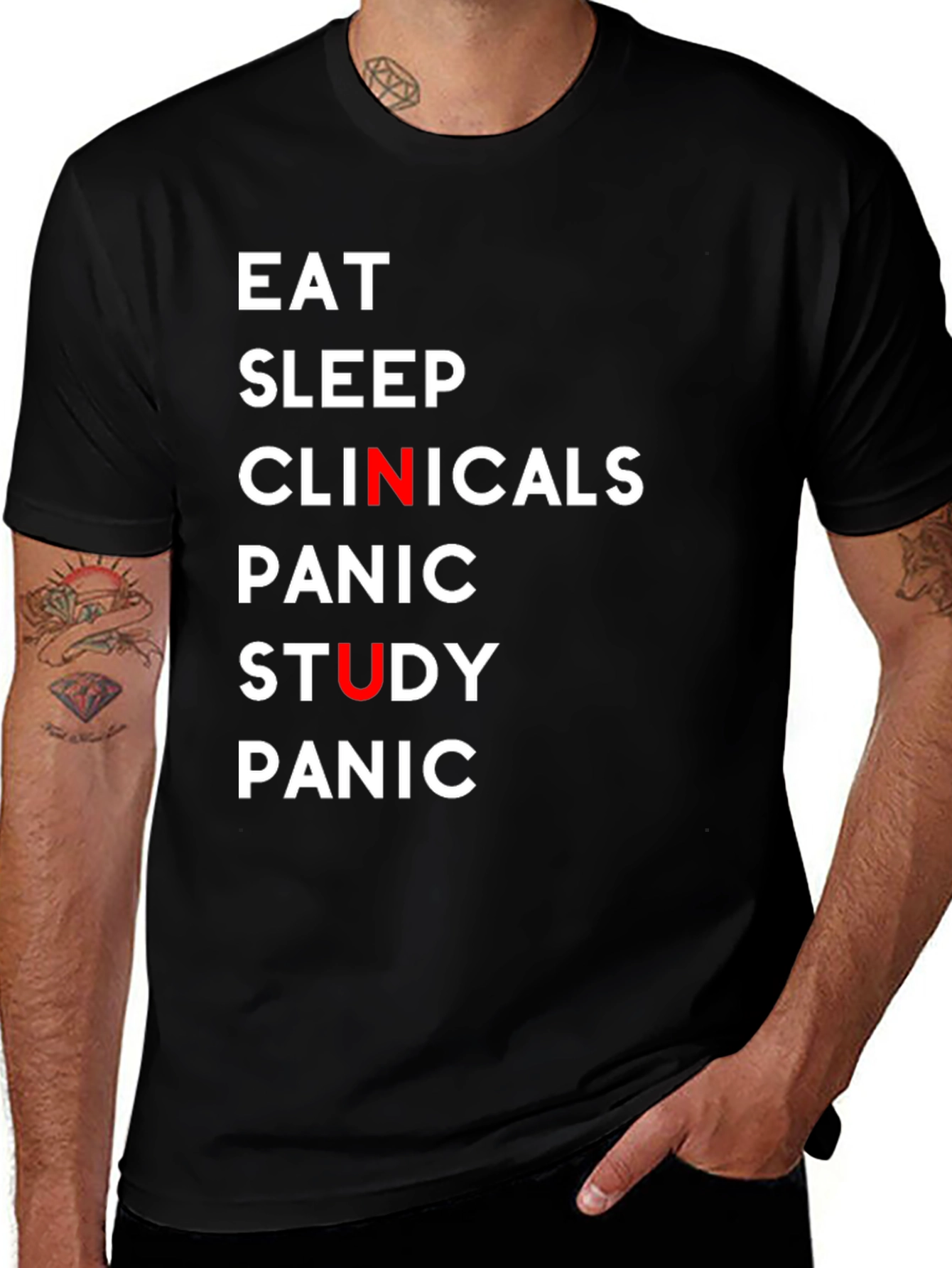 Eat Sleep Clinicals Funny T-Shirt