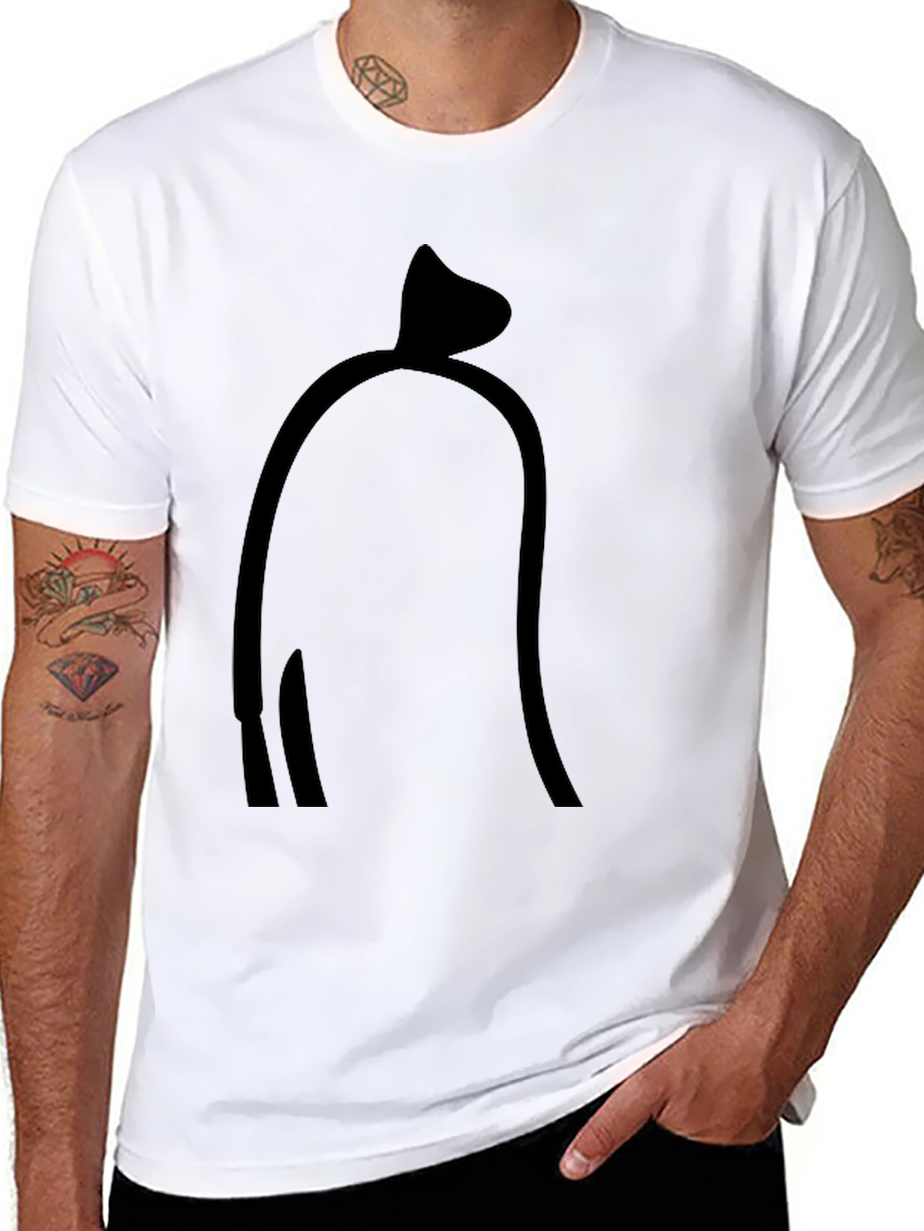 Sausage Shape Tee - Novelty T-Shirt