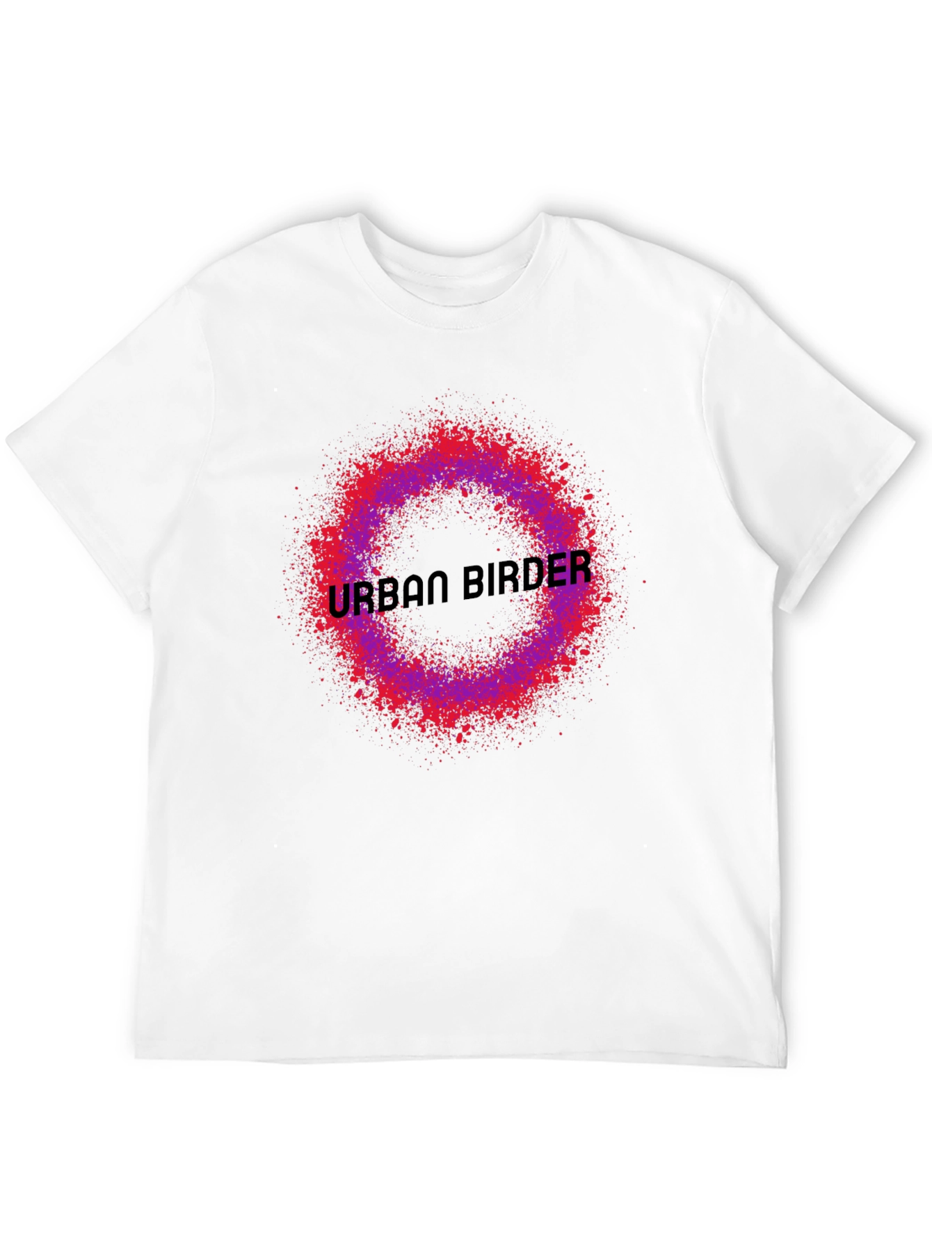 Urban Birder Graphic T-Shirt - Unique Spray Design