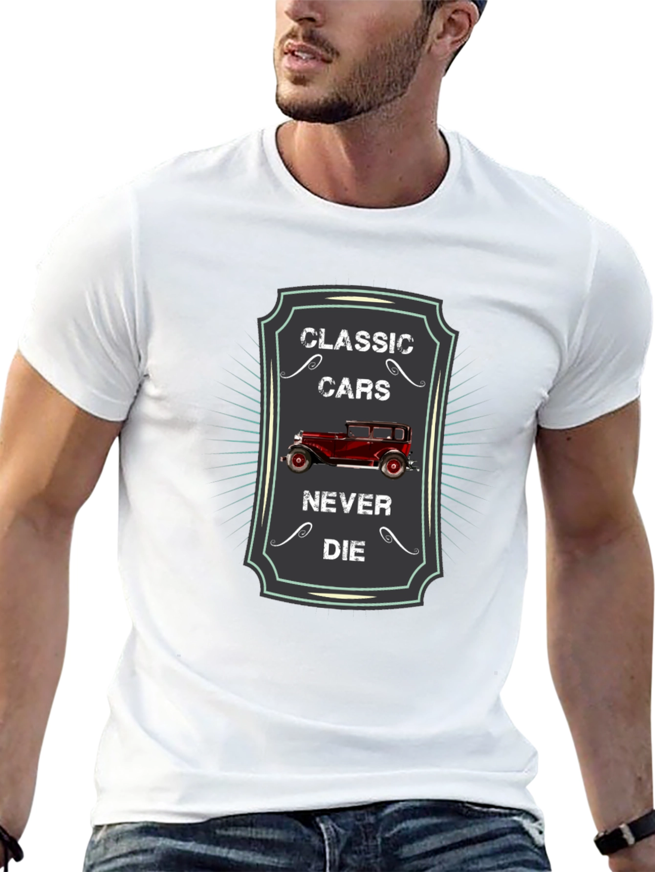 Classic Cars Never Die Graphic Tee