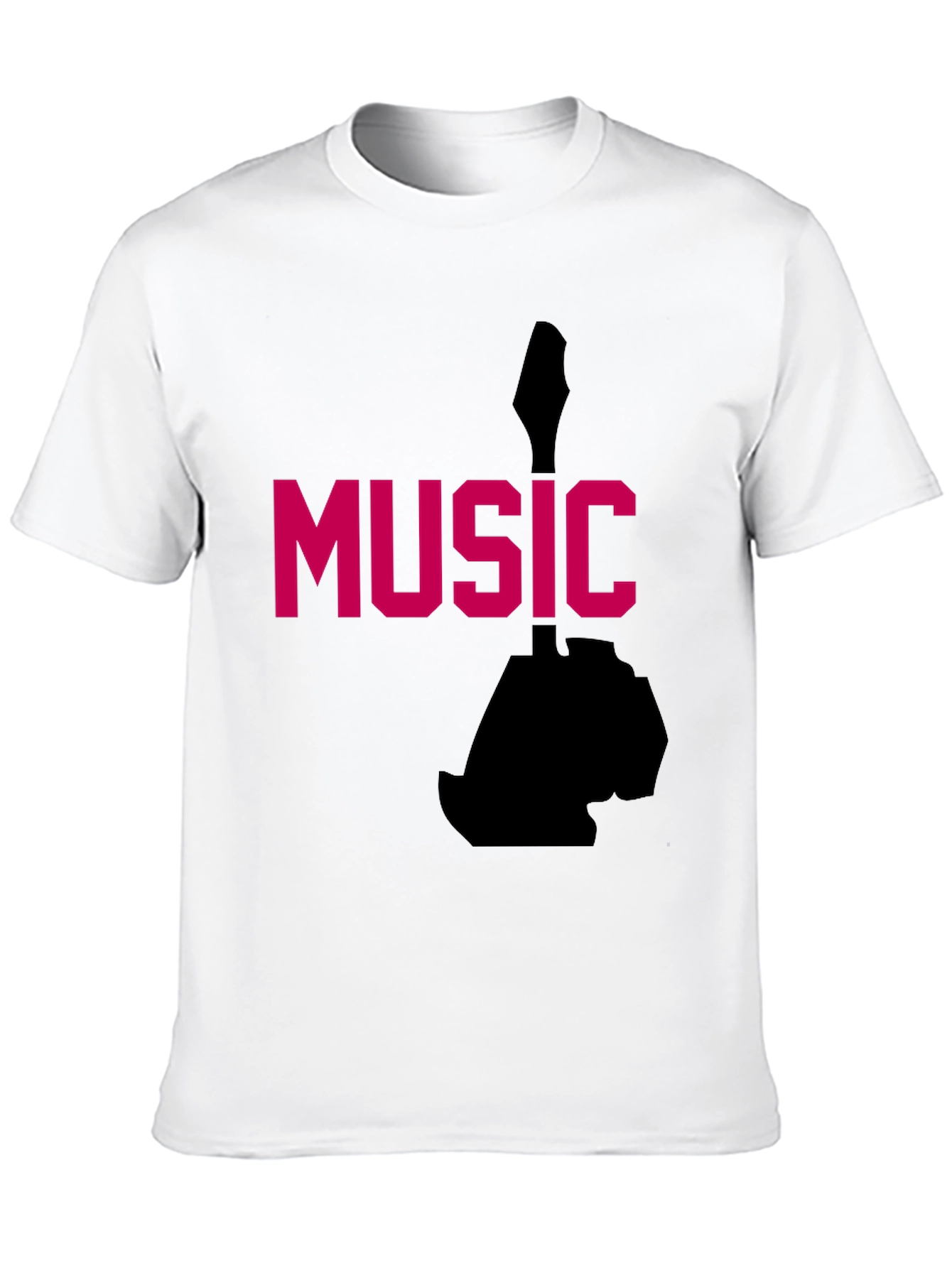 Music Graphic Tee - Black