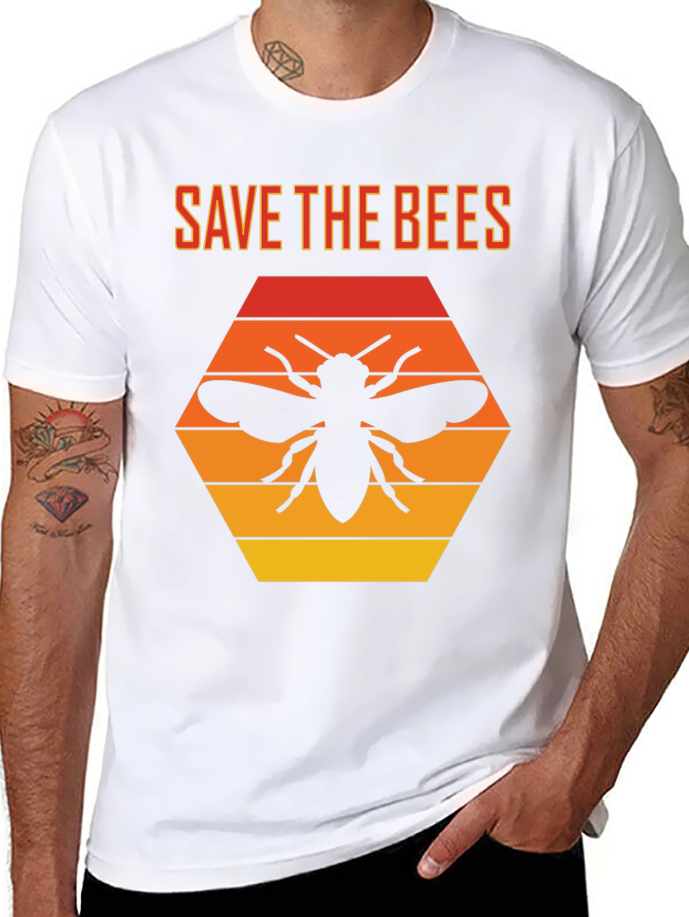 Save the Bees T-Shirt - Honeybee Graphic Tee