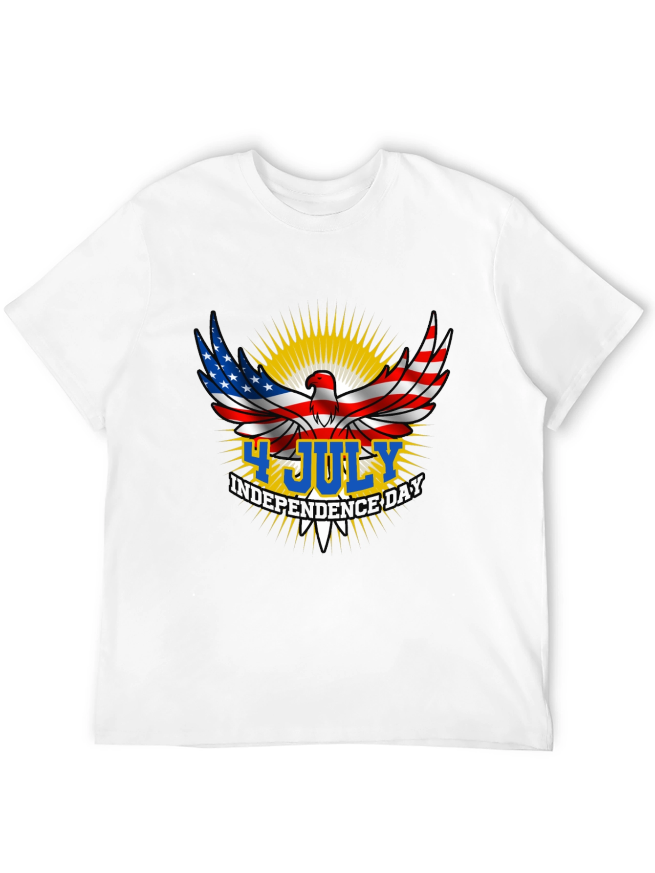 Patriotic 4th of July Eagle Graphic Tee
