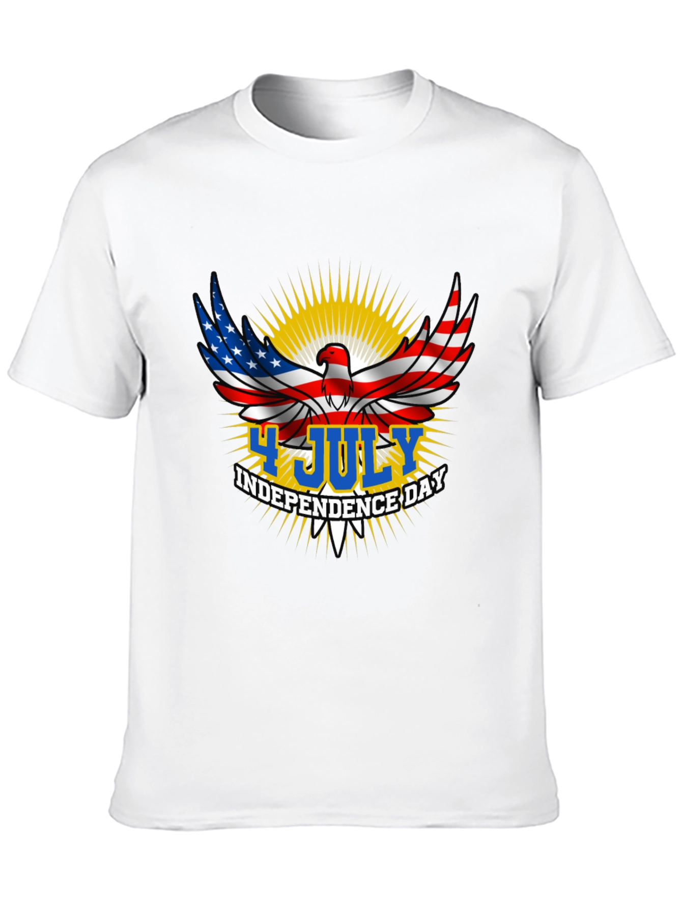 Patriotic 4th of July Eagle Graphic Tee