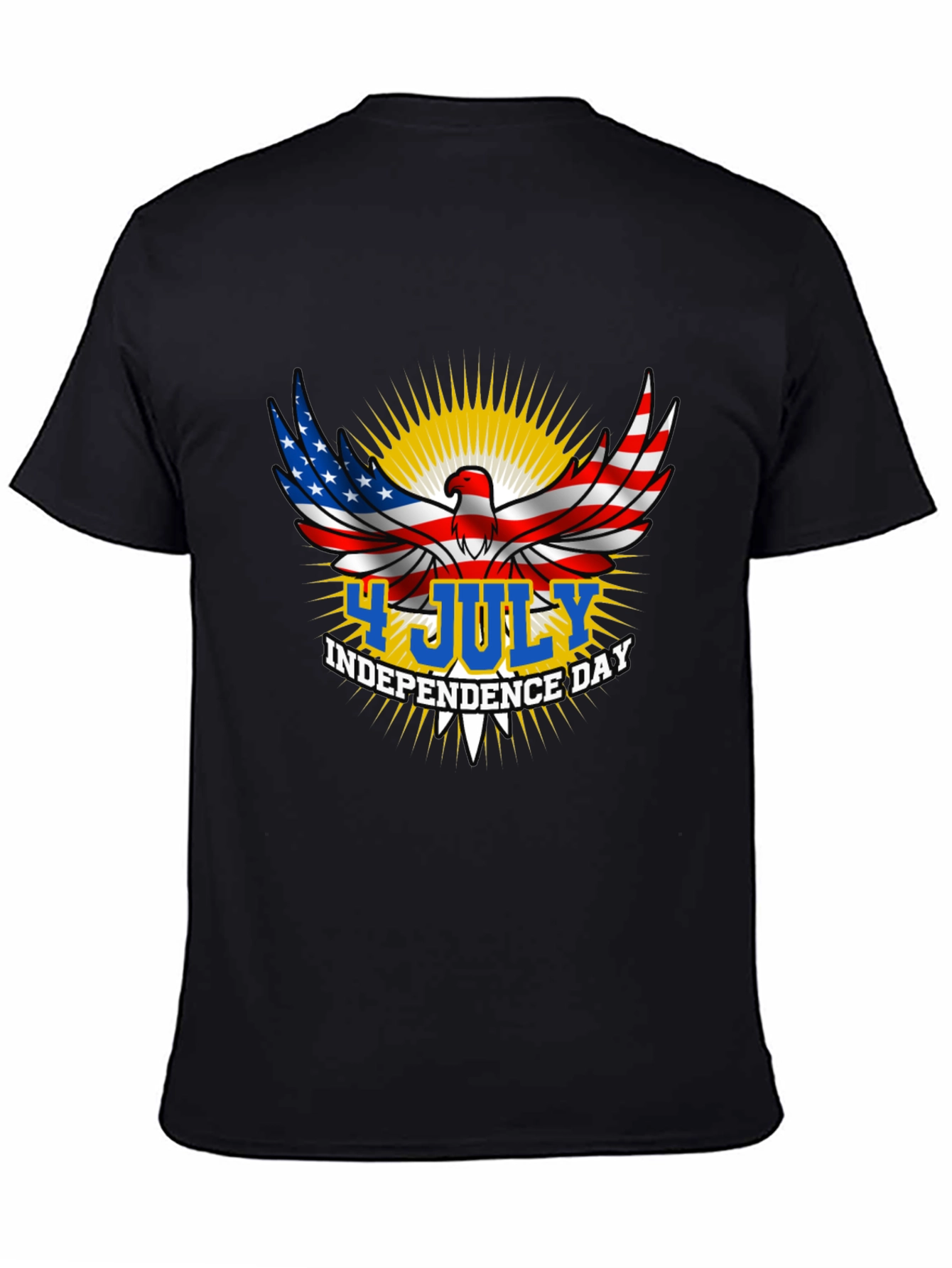 Patriotic 4th of July Eagle Graphic Tee