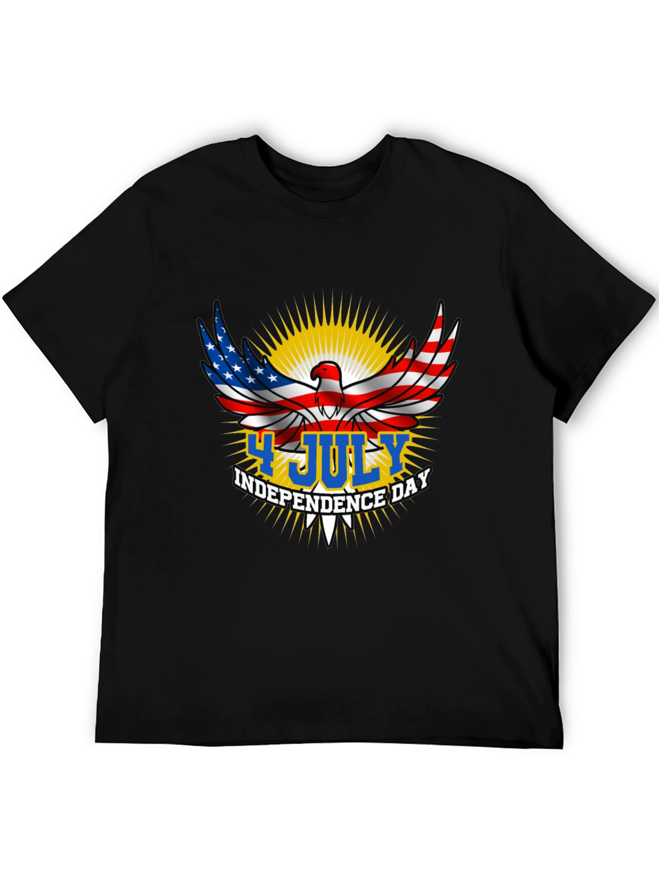 Patriotic 4th of July Eagle Graphic Tee