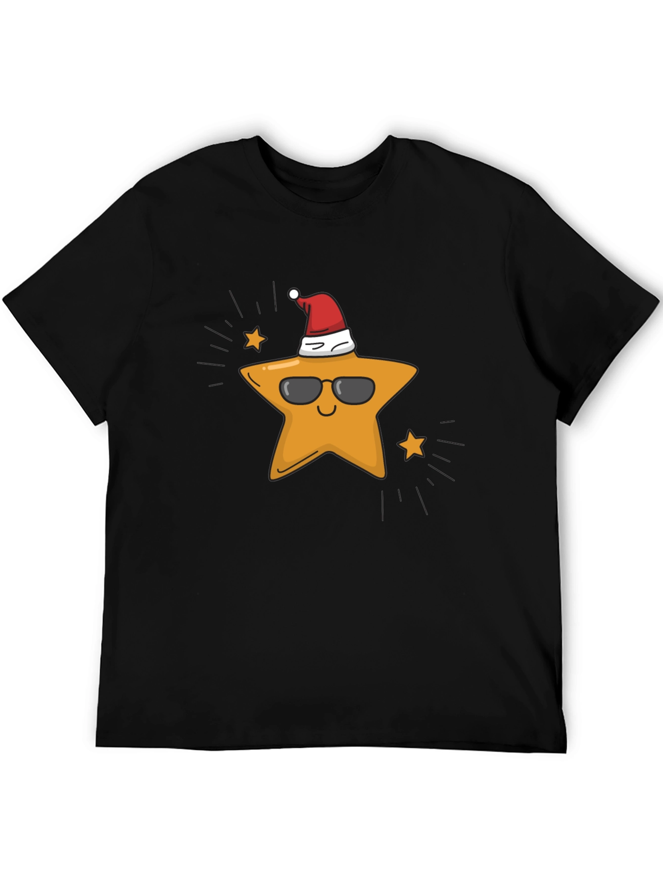 Cool Star with Santa Hat T-Shirt
