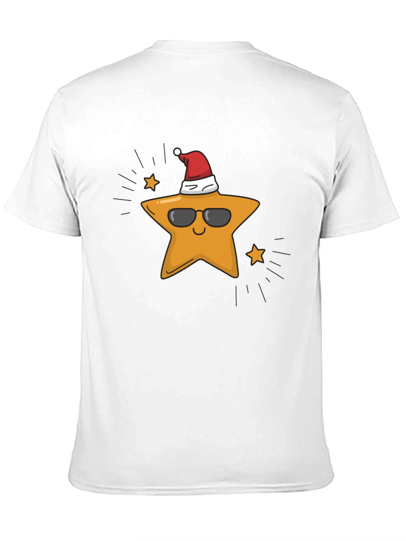 Cool Star with Santa Hat T-Shirt