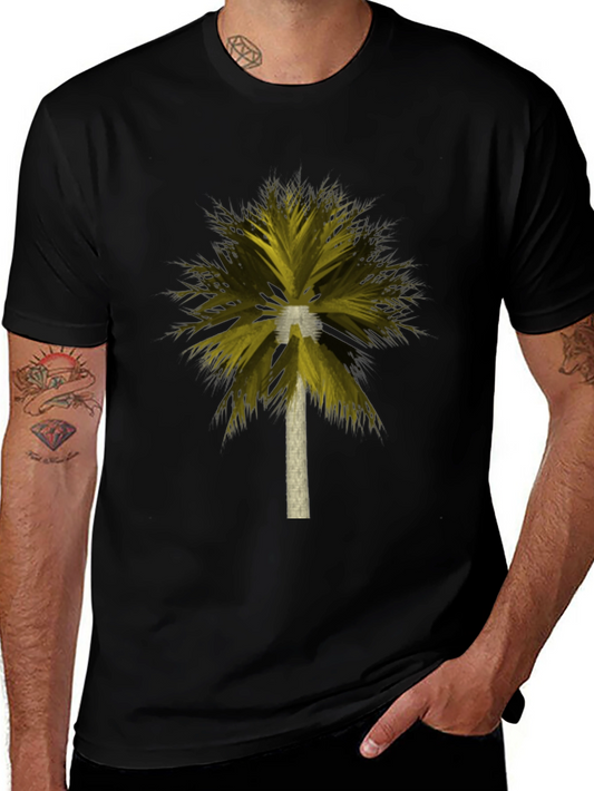 Palm Tree Graphic Tee - Tropical Island Vibes