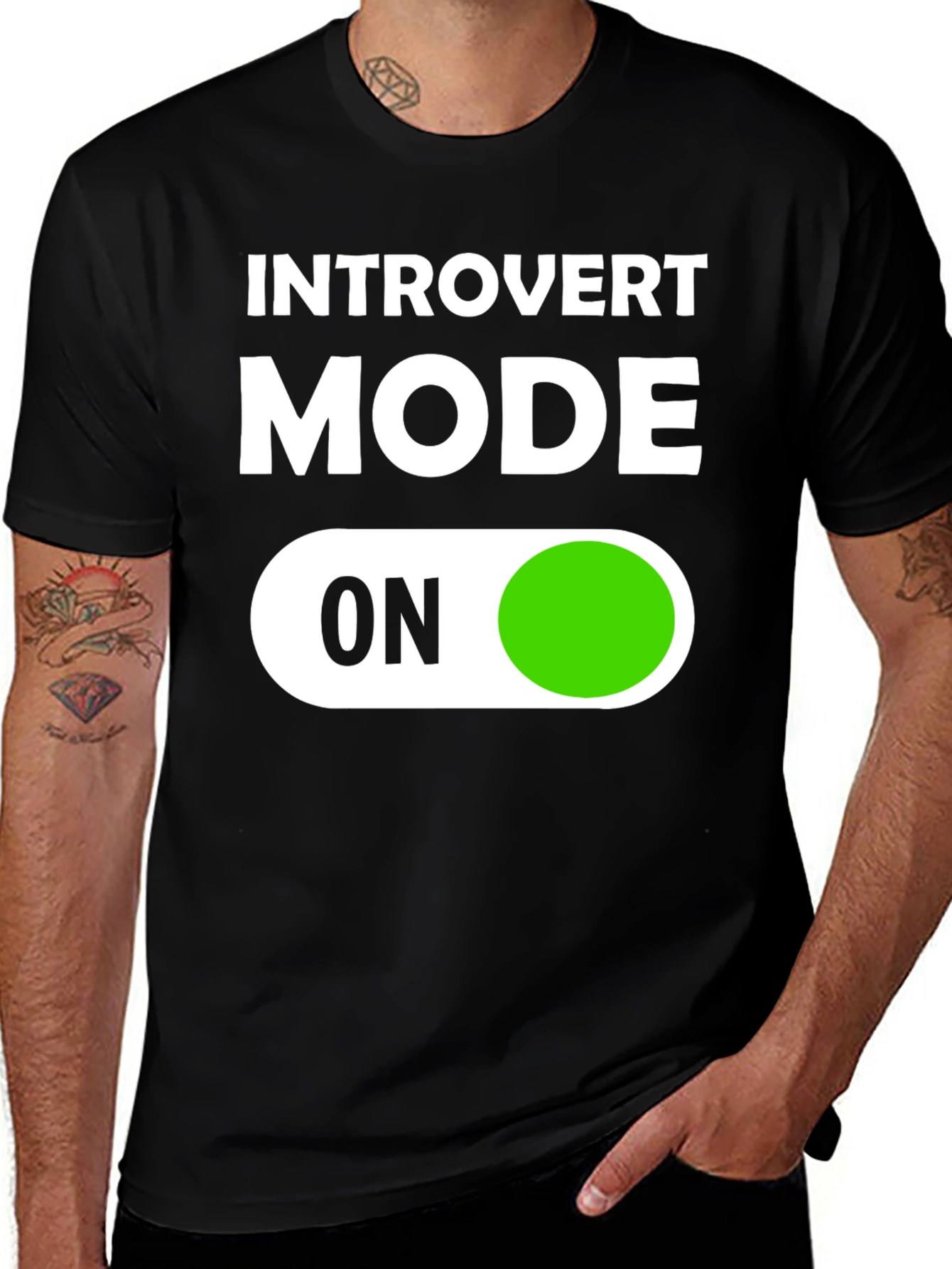 Introvert Mode On Graphic T-Shirt