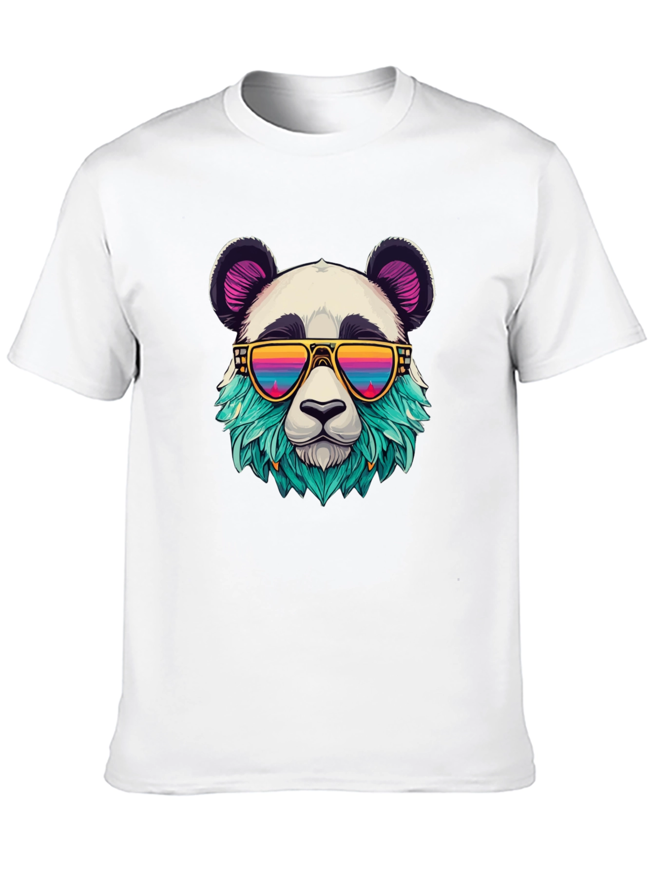 Cool Panda Graphic Tee - Black Cotton T-Shirt