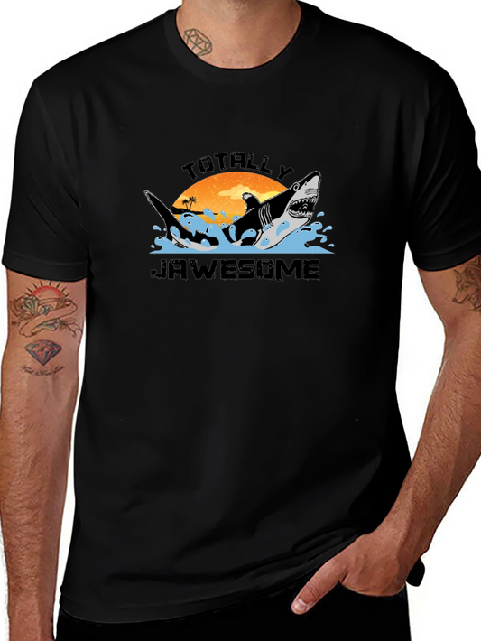 Totally Jawsome Shark Graphic T-Shirt