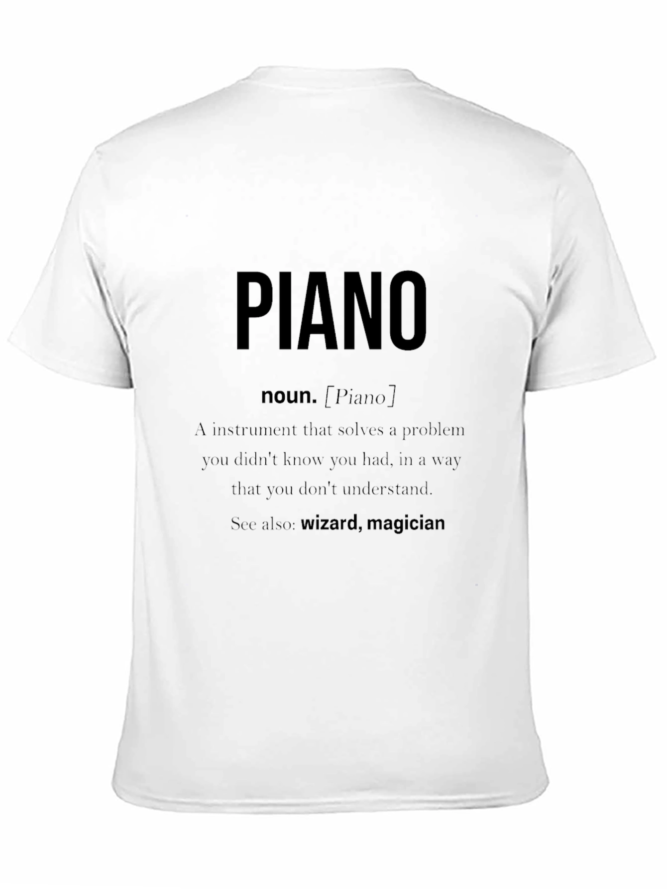 Piano Definition Graphic Tee