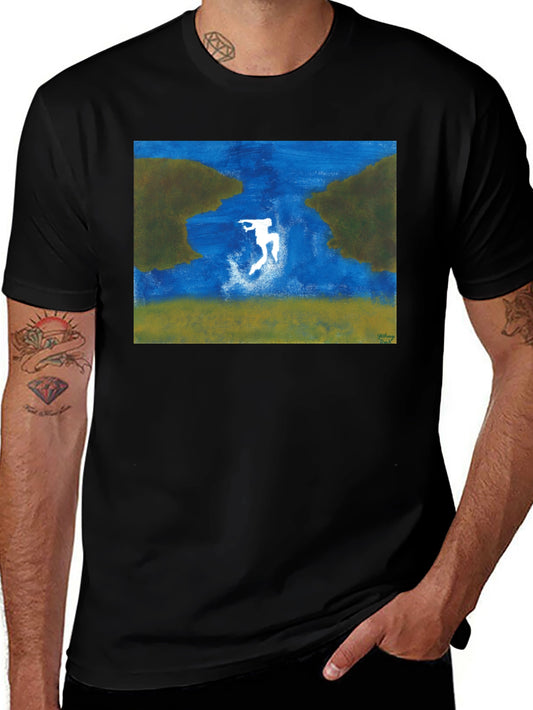 Abstract River Jump T-Shirt