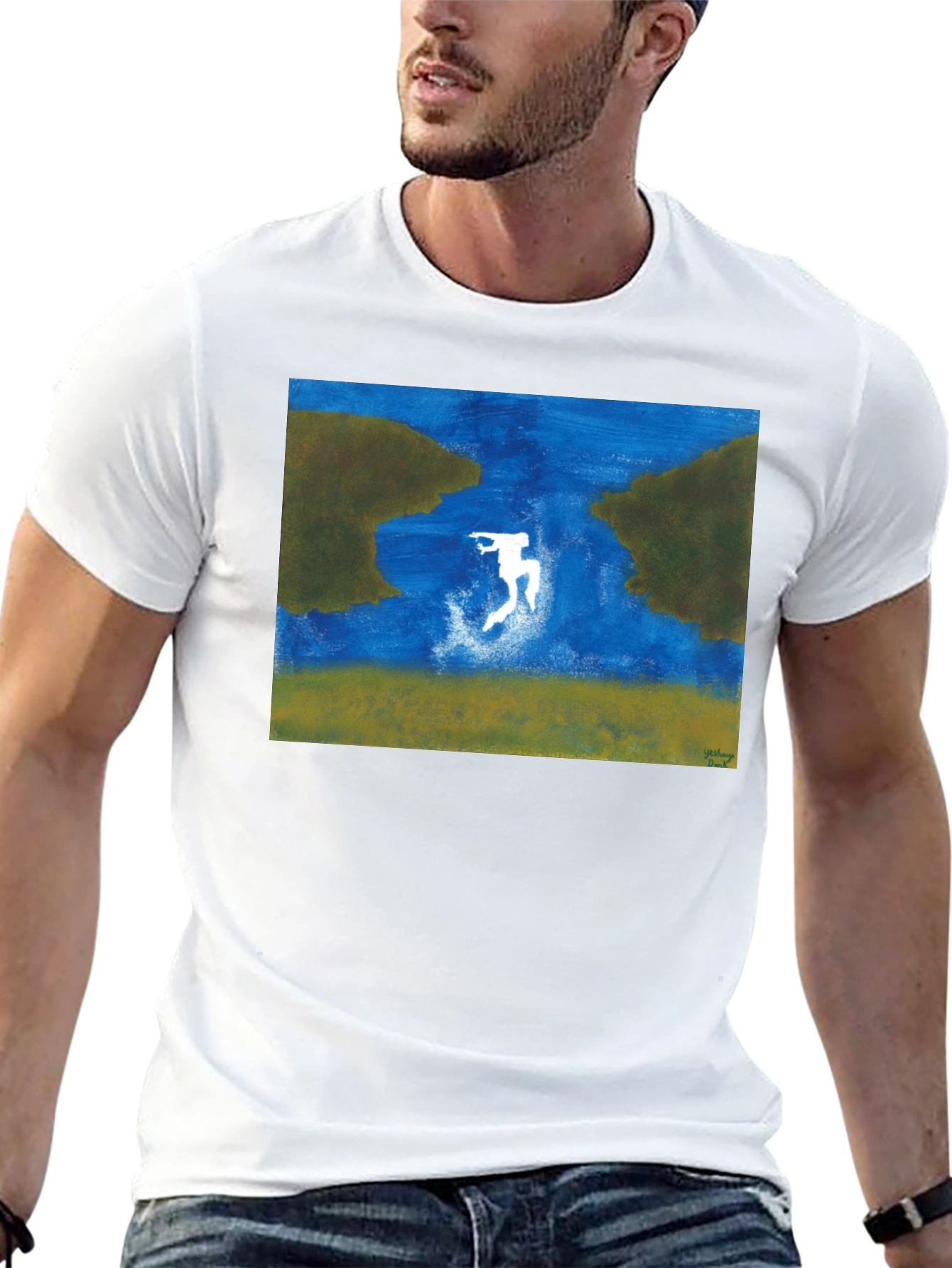 Abstract River Jump T-Shirt