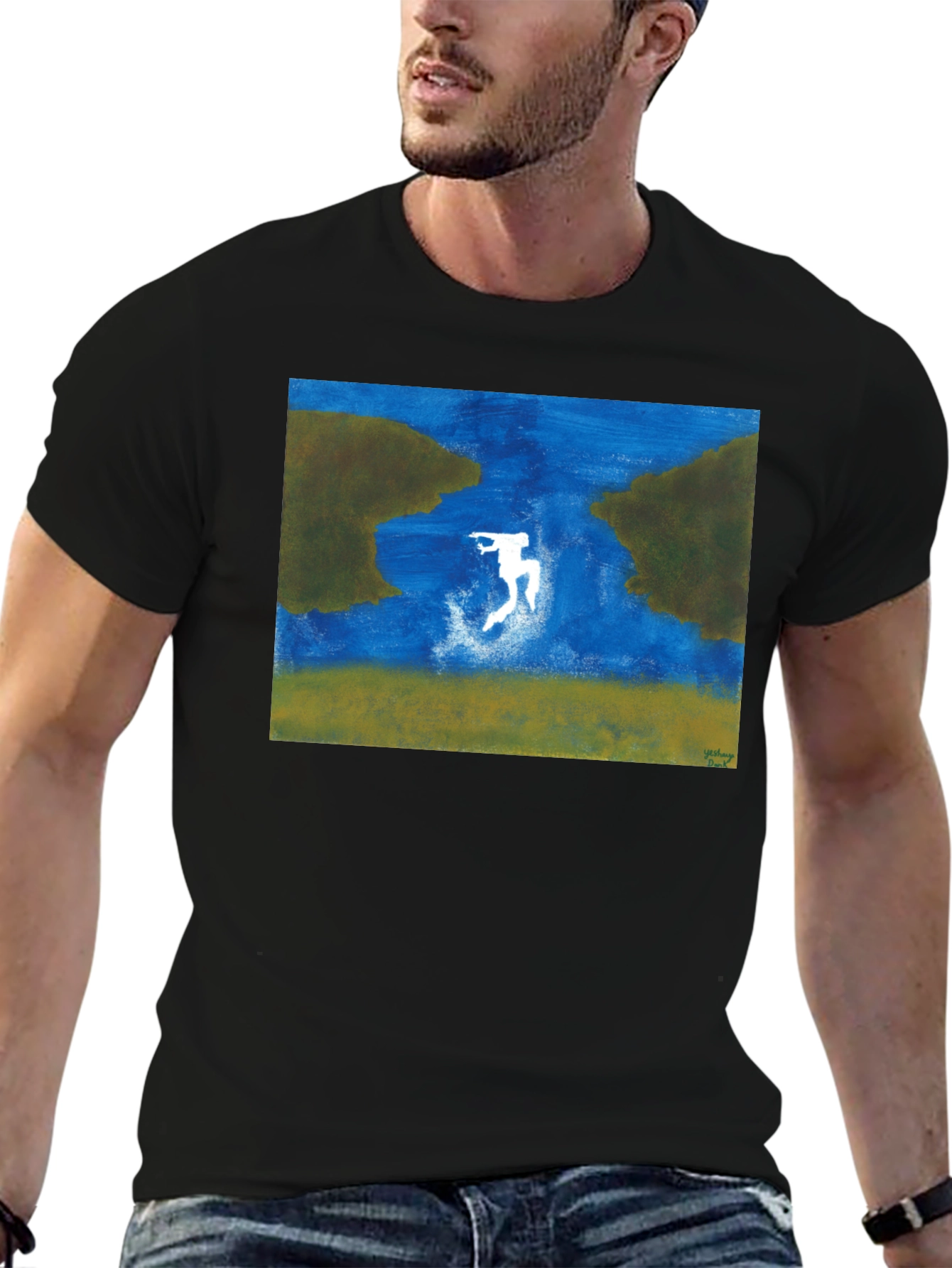 Abstract River Jump T-Shirt